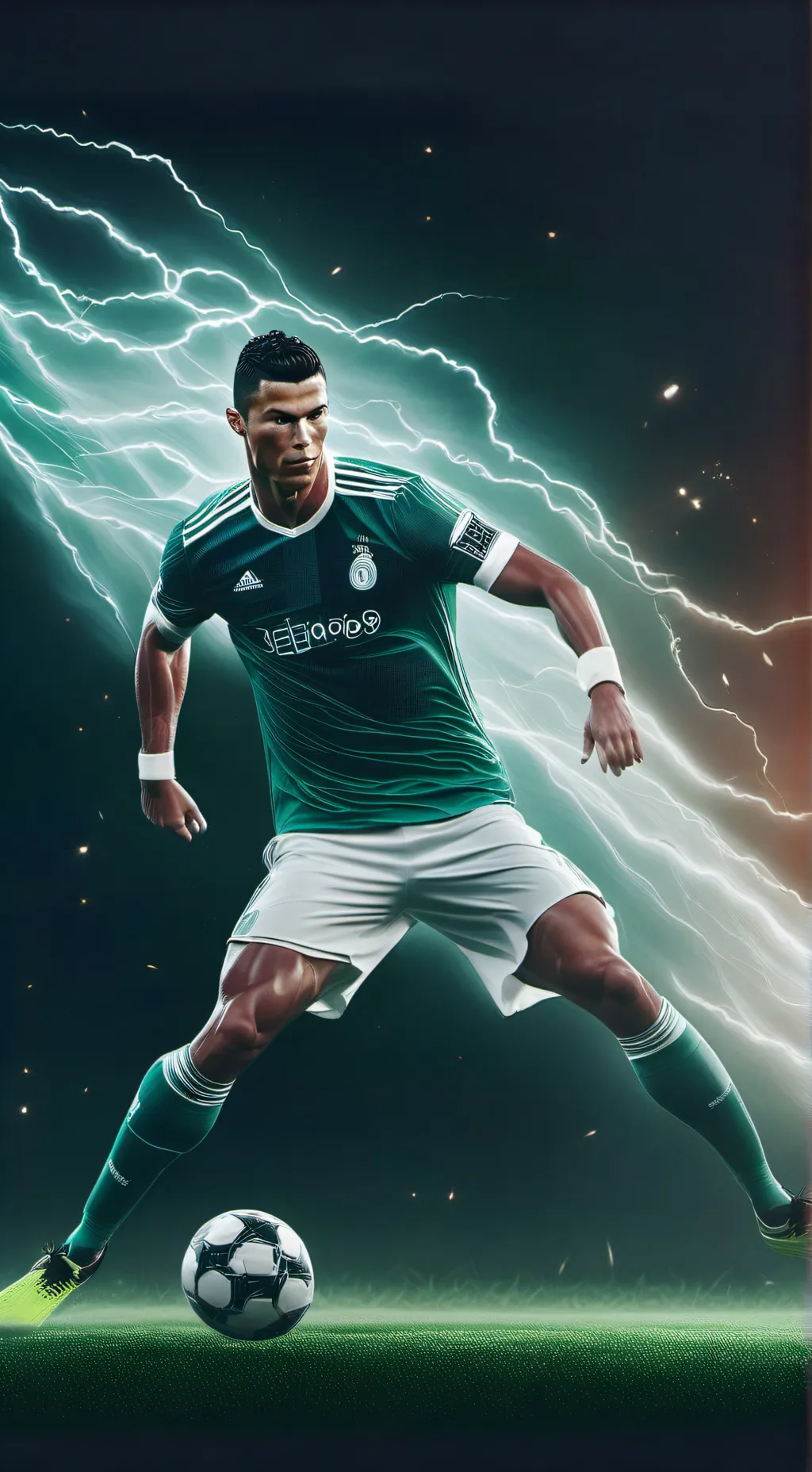 ai character: Cristiano Ronaldo background