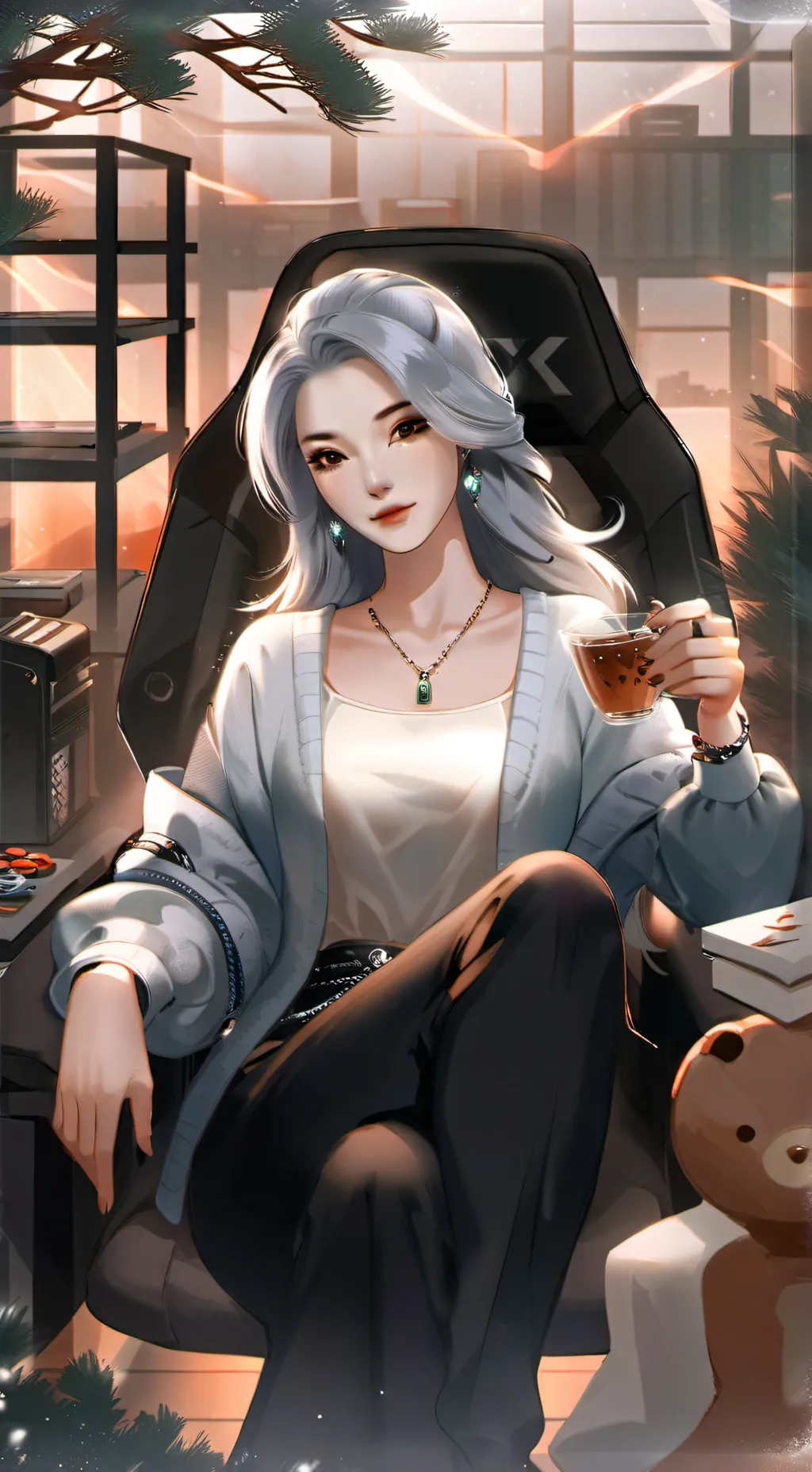 ai character: Mia background