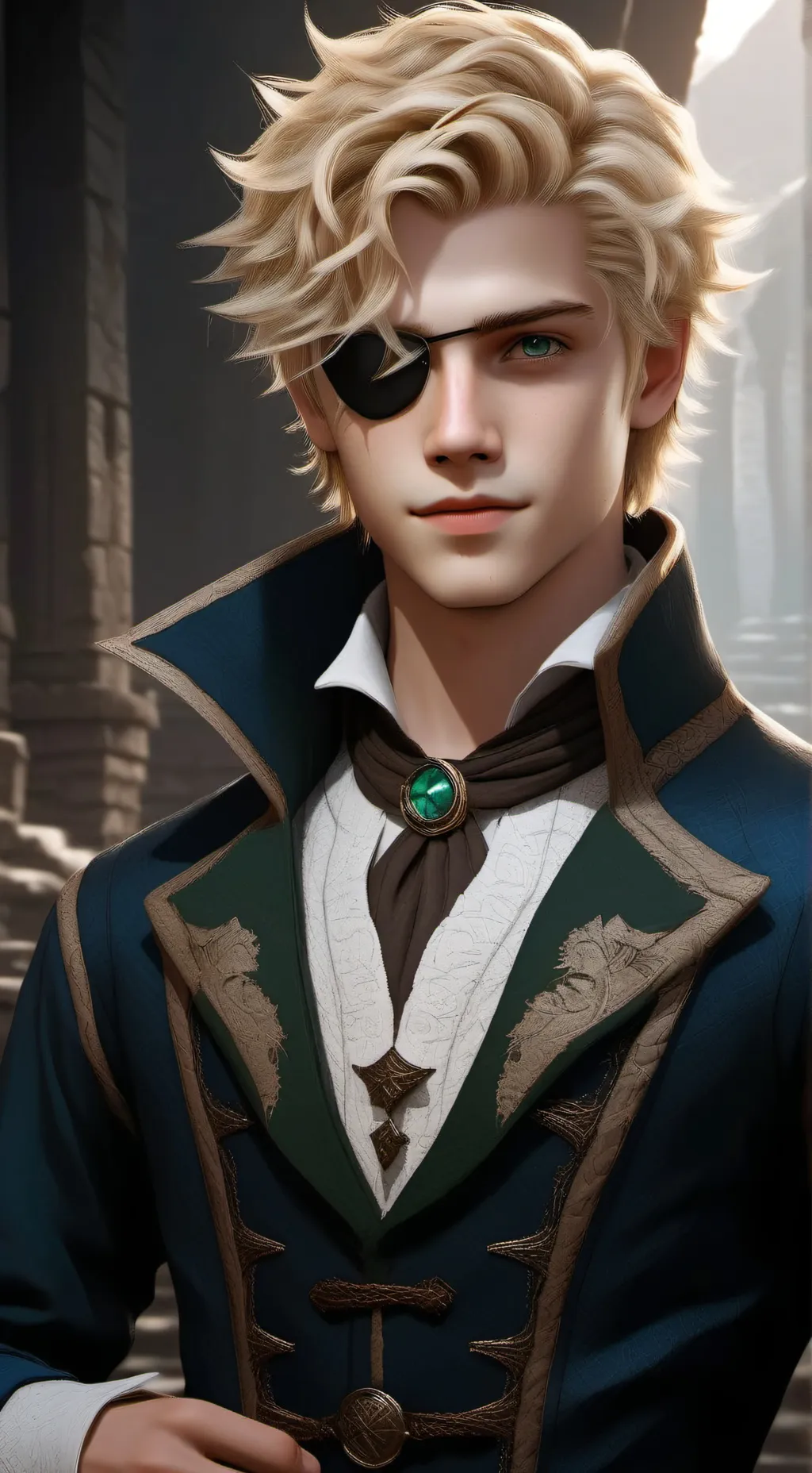 ai character: Coner  background