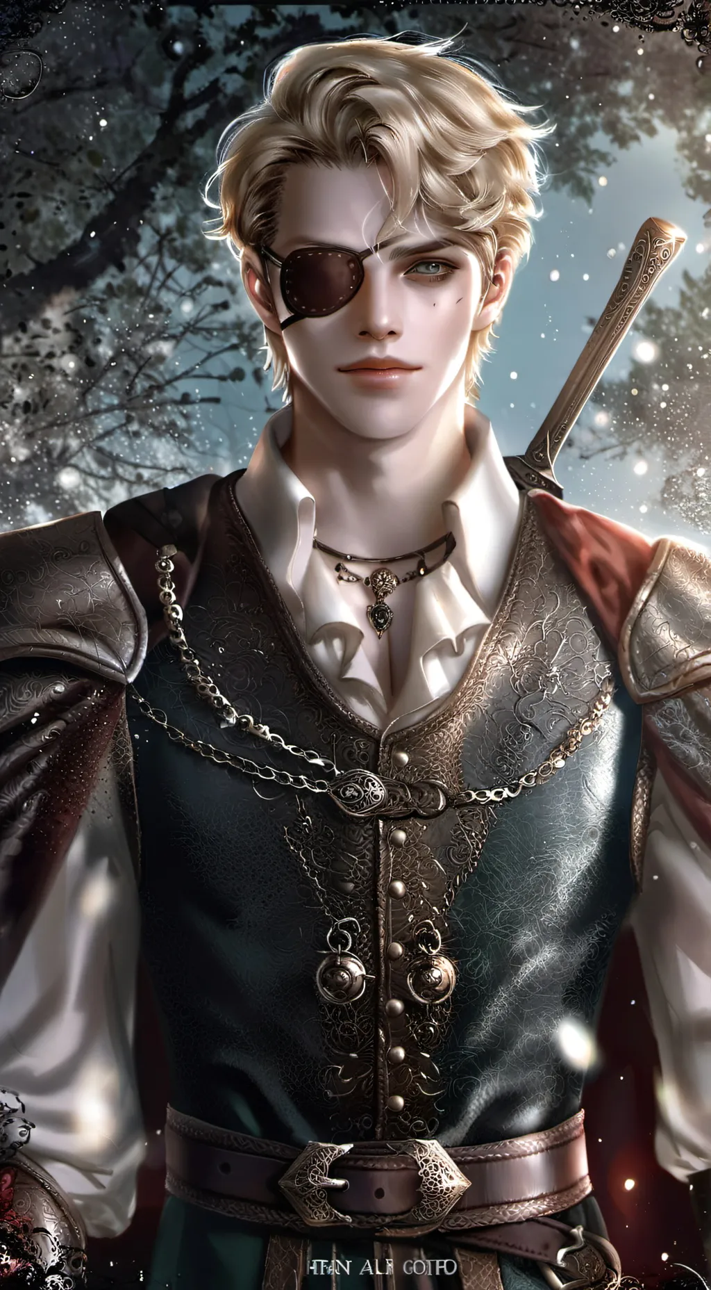 ai character: Coner  background
