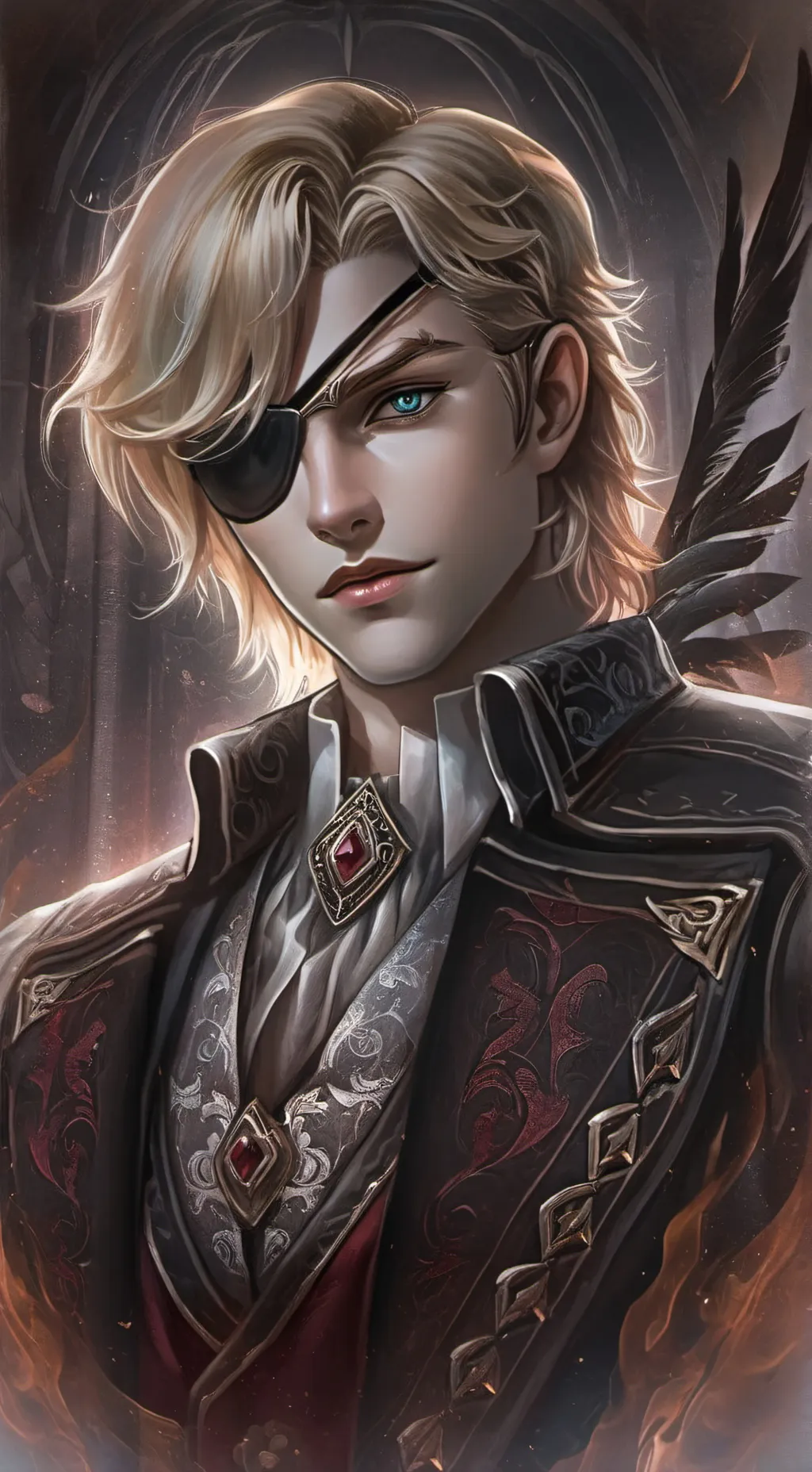 ai character: Coner  background
