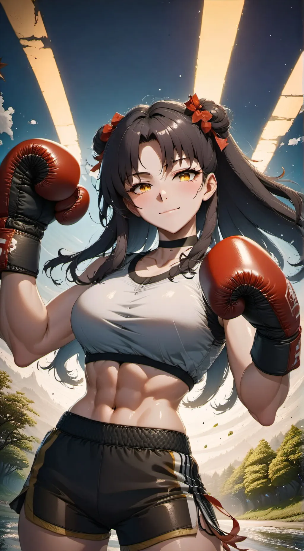 ai character: Candace Smith  background