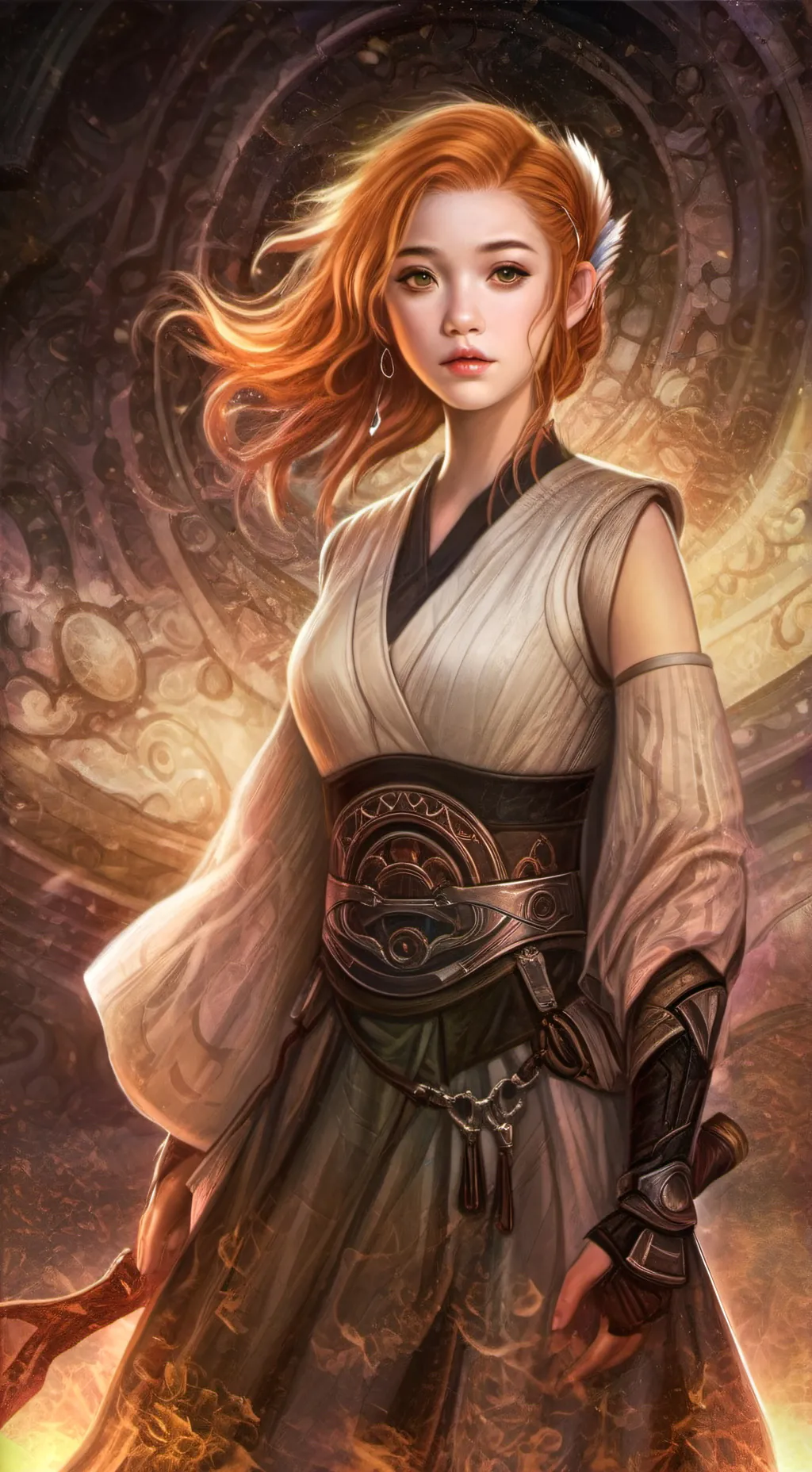 ai character: Abby  background