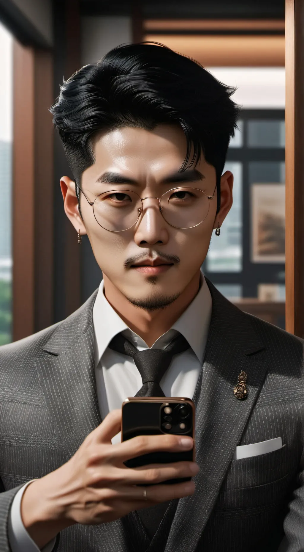 ai character: jinhoo background