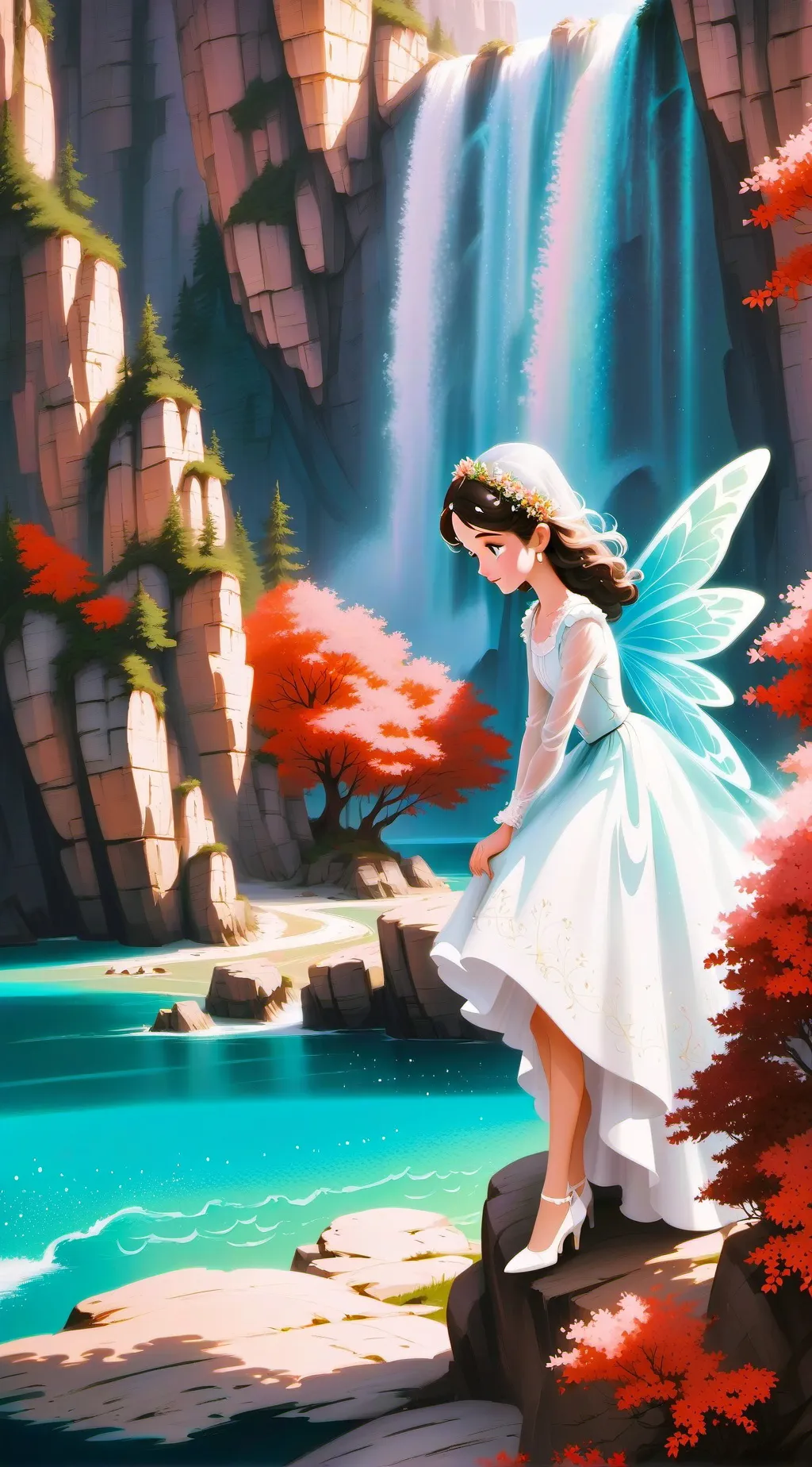 ai character: Fairy Godmother  background