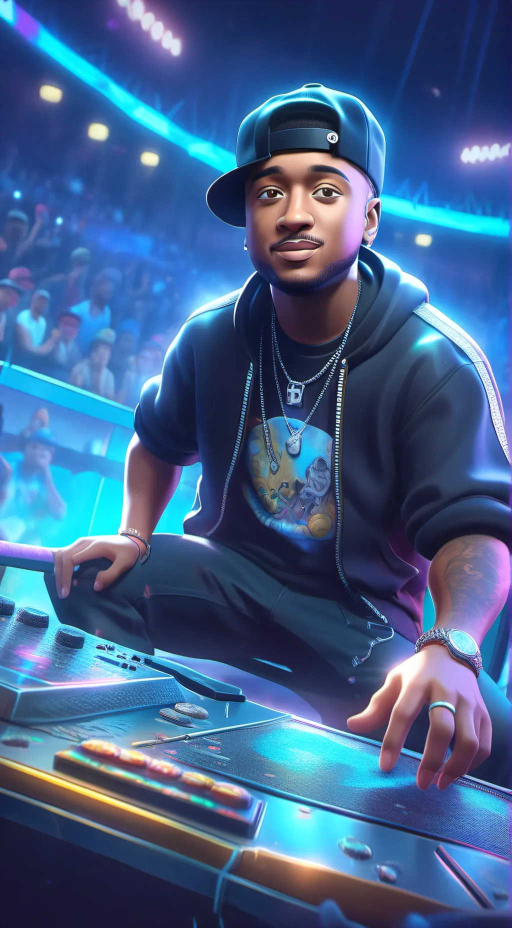 ai character: K Camp background