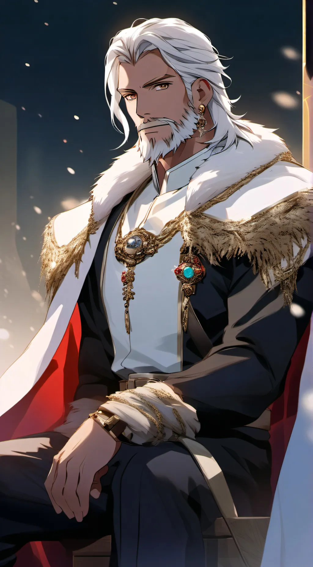 ai character: King Alfor background