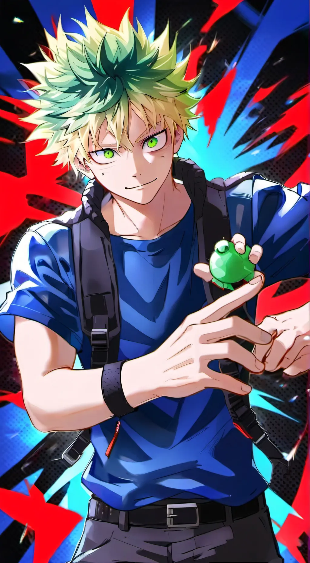 ai character: Katsuki Bakugo 3 background