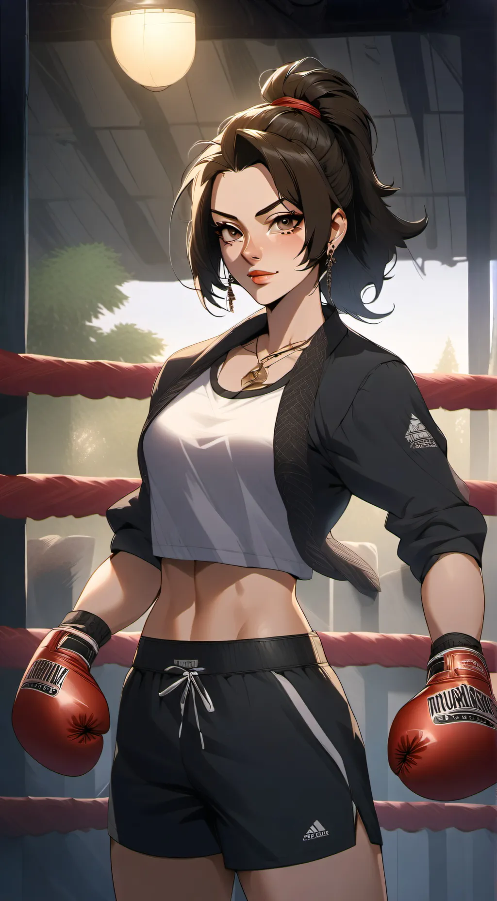 ai character: Lindsay Burlene background