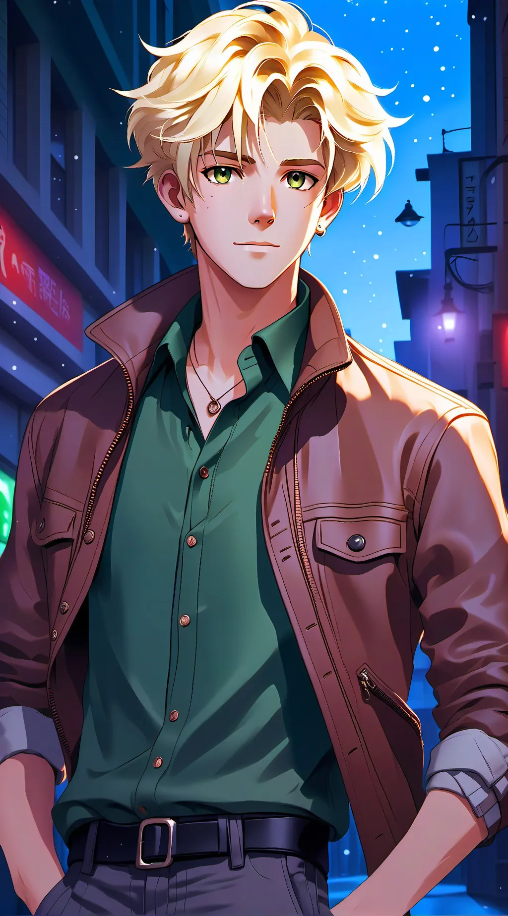 ai character: Cody Burns  background
