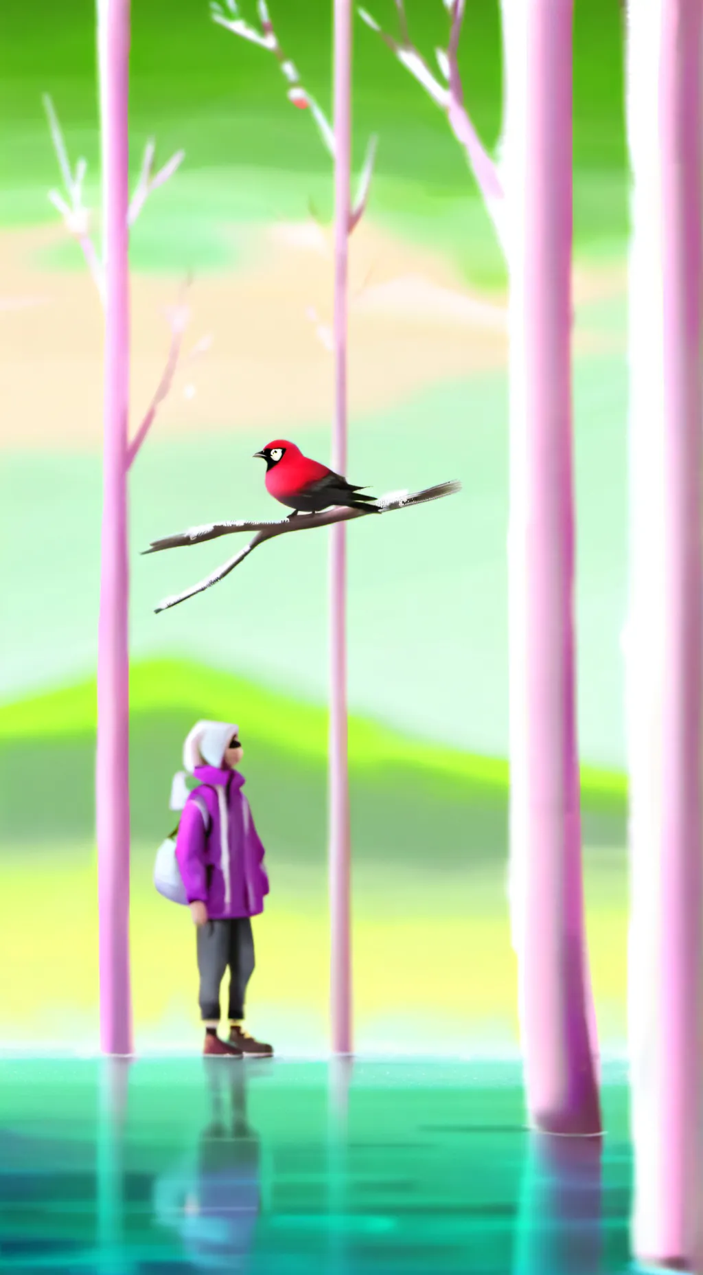 ai character: Rayna background