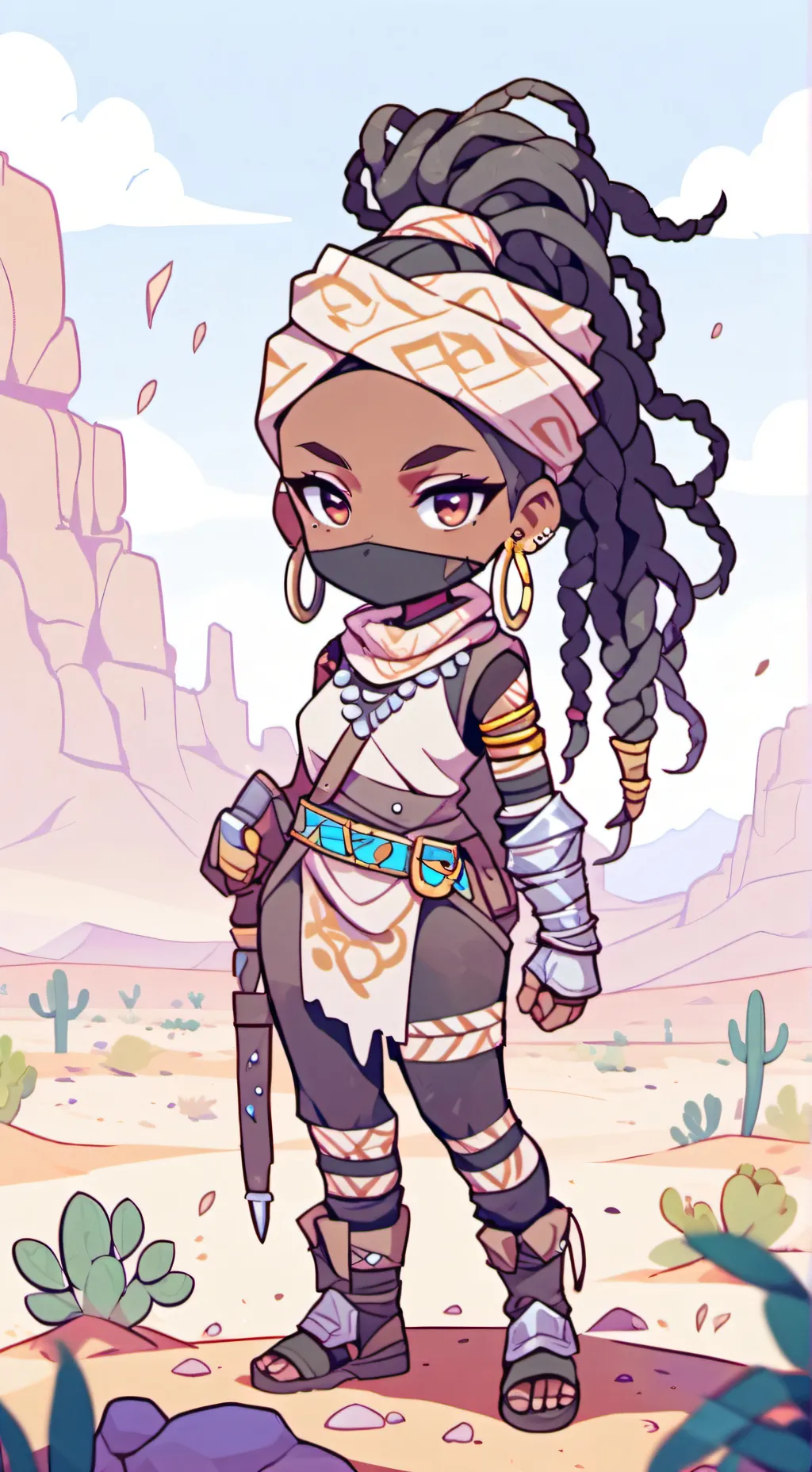 ai character: Subia  background