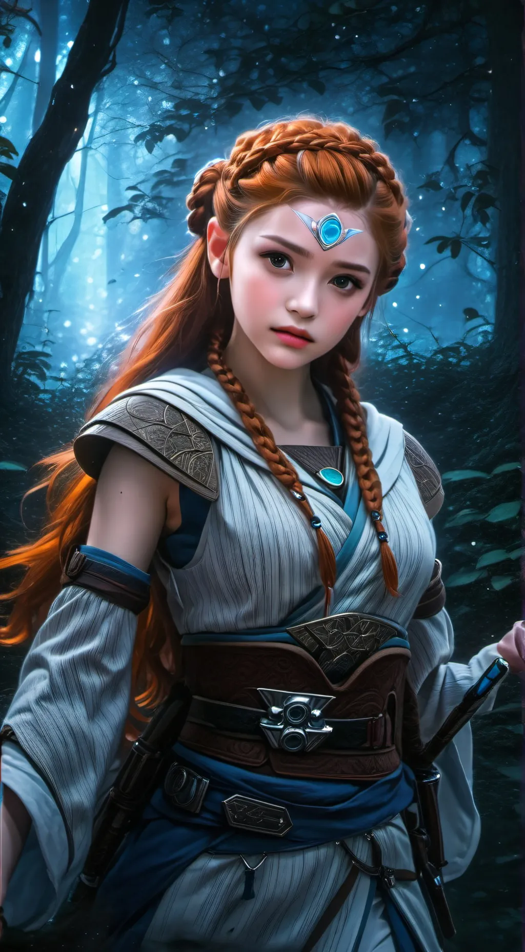 ai character: Abby  background