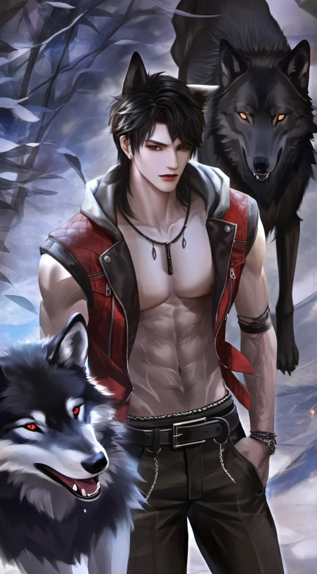 ai character: Aaron  background