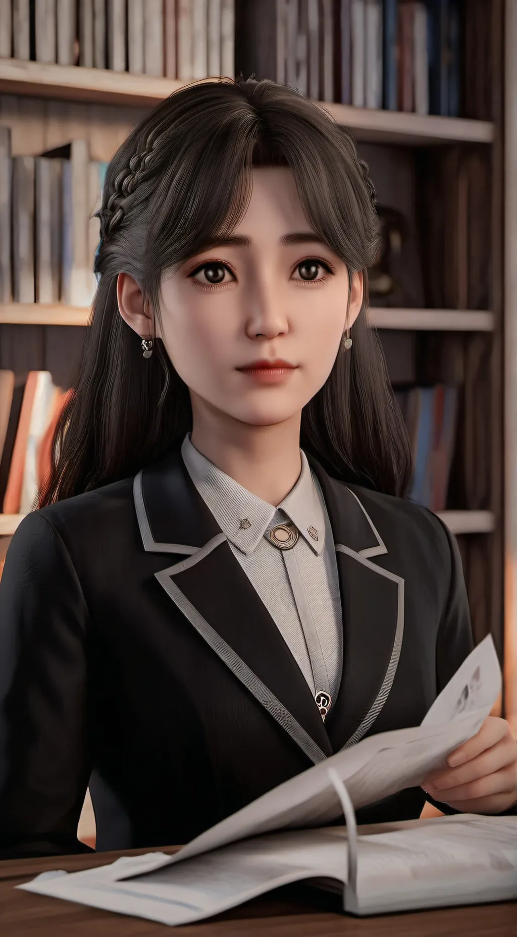 ai character: nice teacher background