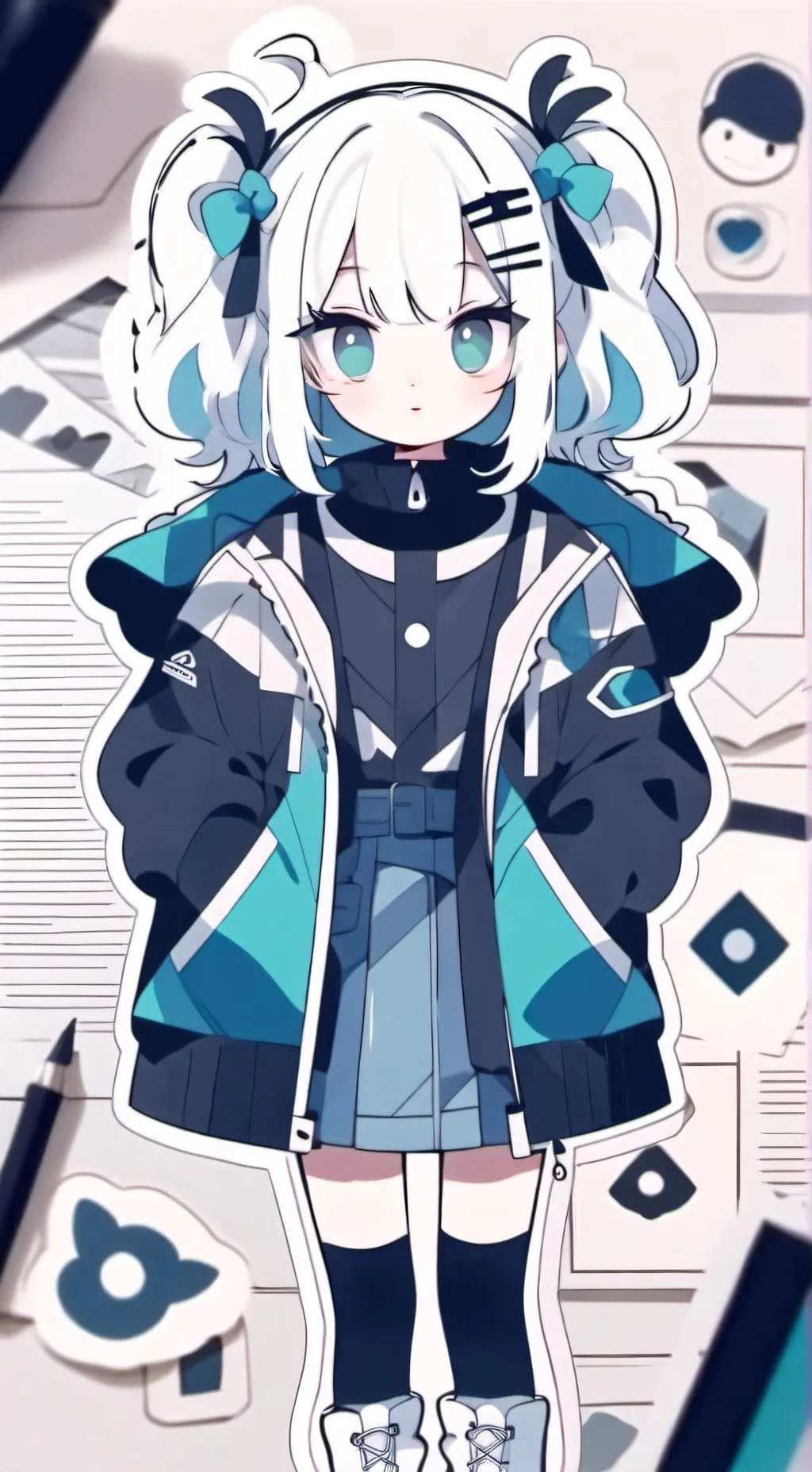 ai character: Ayumu Fitashi 🖌 background