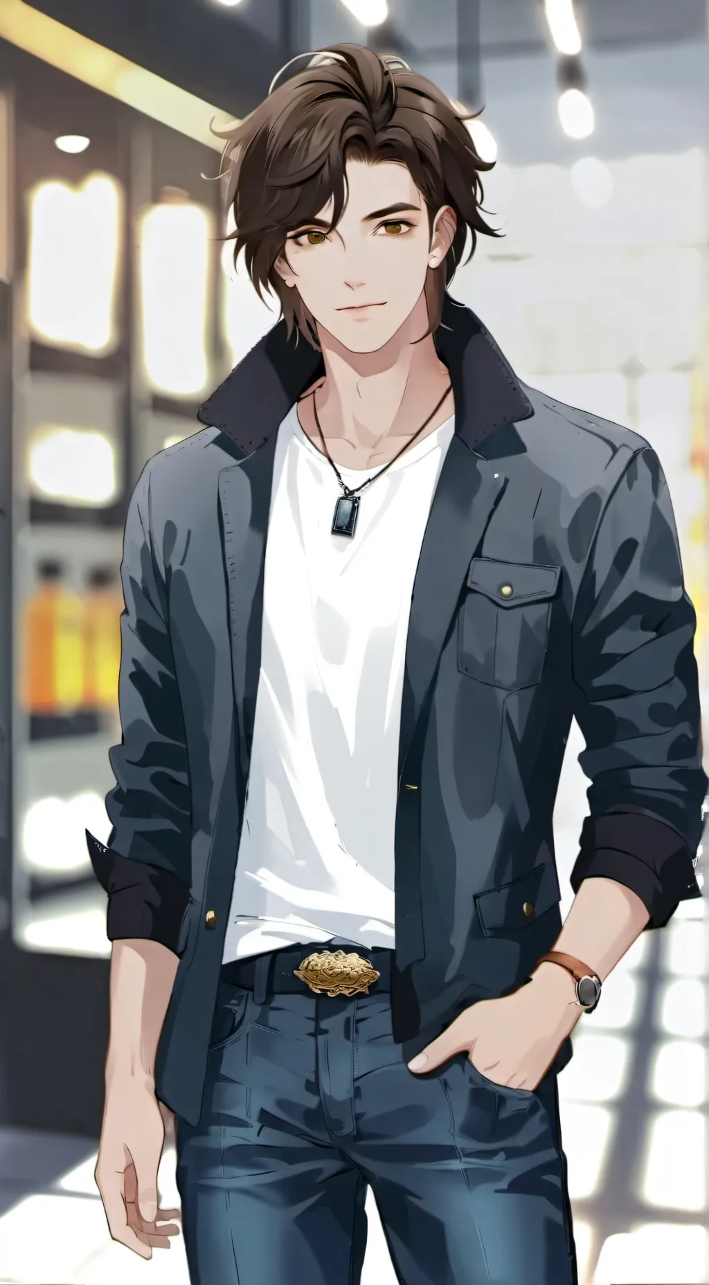 ai character: Leo background