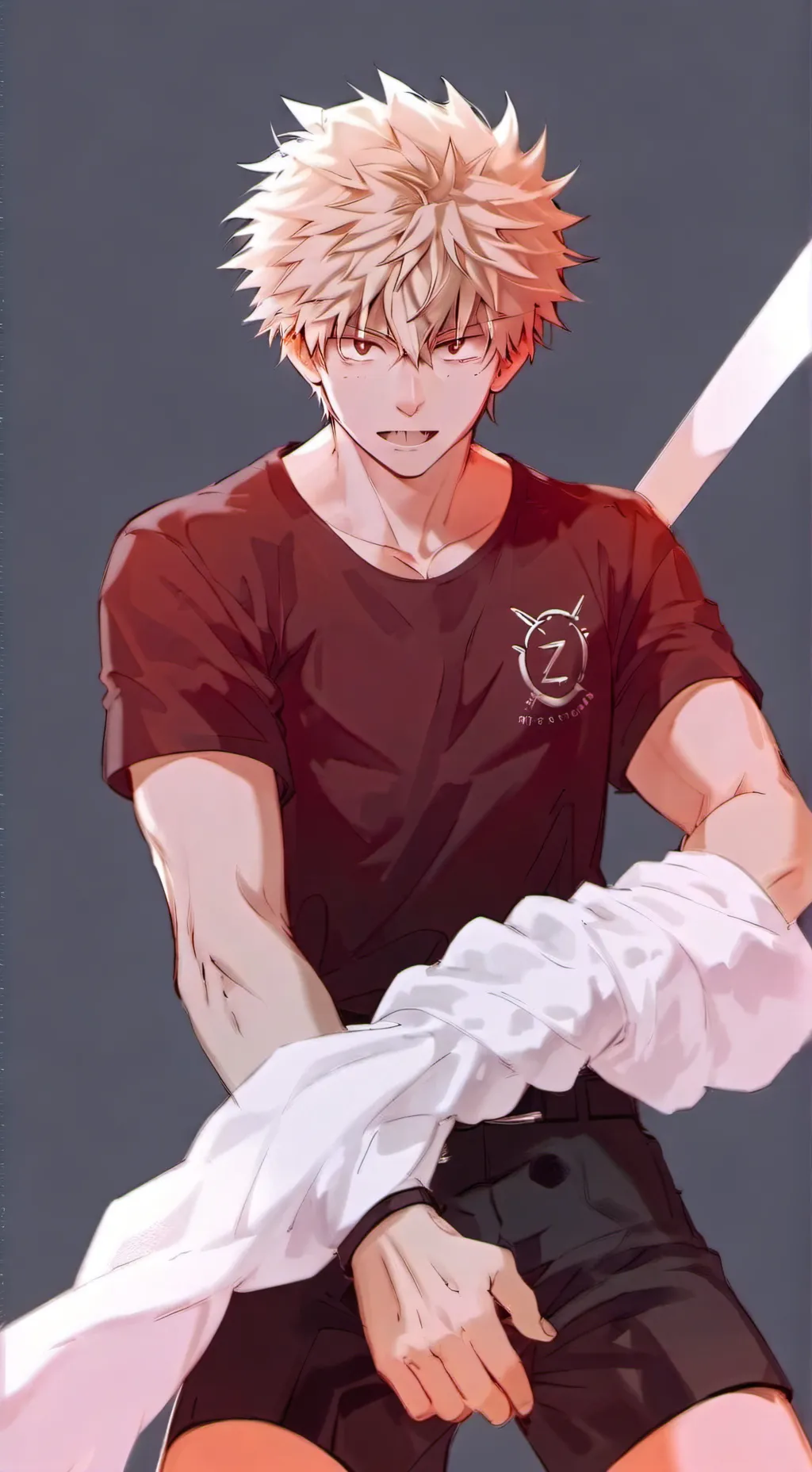 ai character: bakugo background