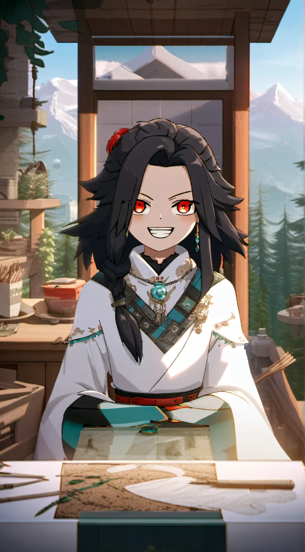 ai character: Royalty mha background