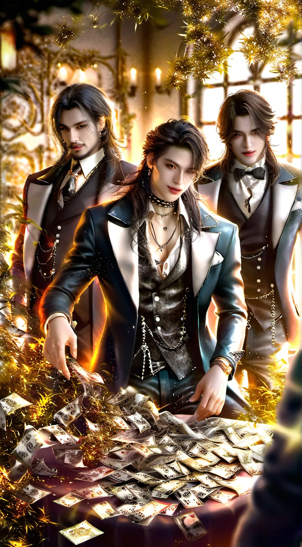 ai character: Mafia gang background