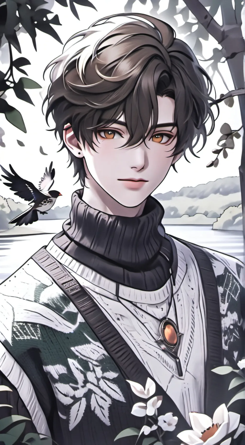 ai character: ✨𝓗𝓪𝔃𝓮𝓵🥭 background