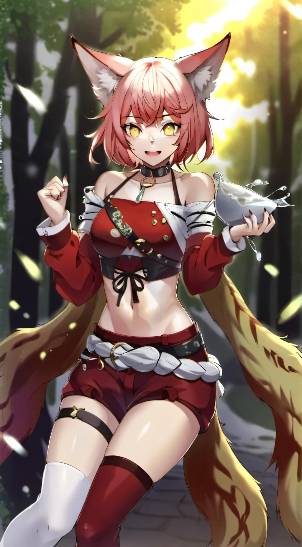 ai character: Foxy background