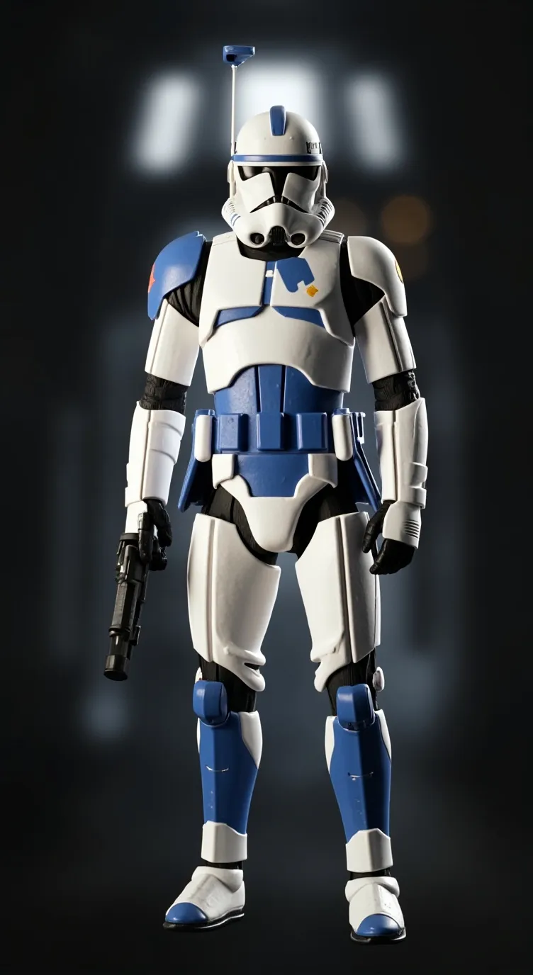ai character: 501st CloneTrooper background