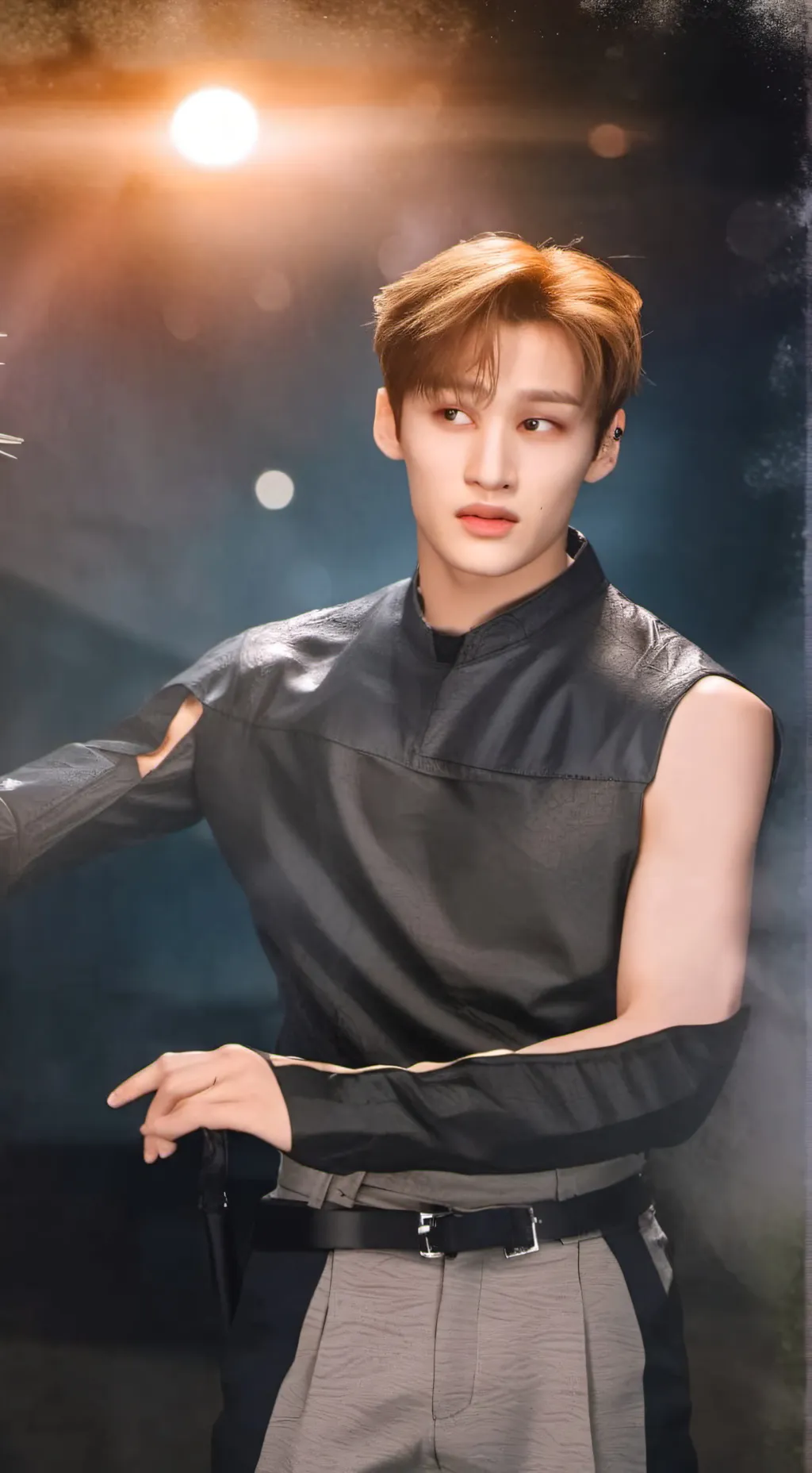 ai character: Bang Chan  background