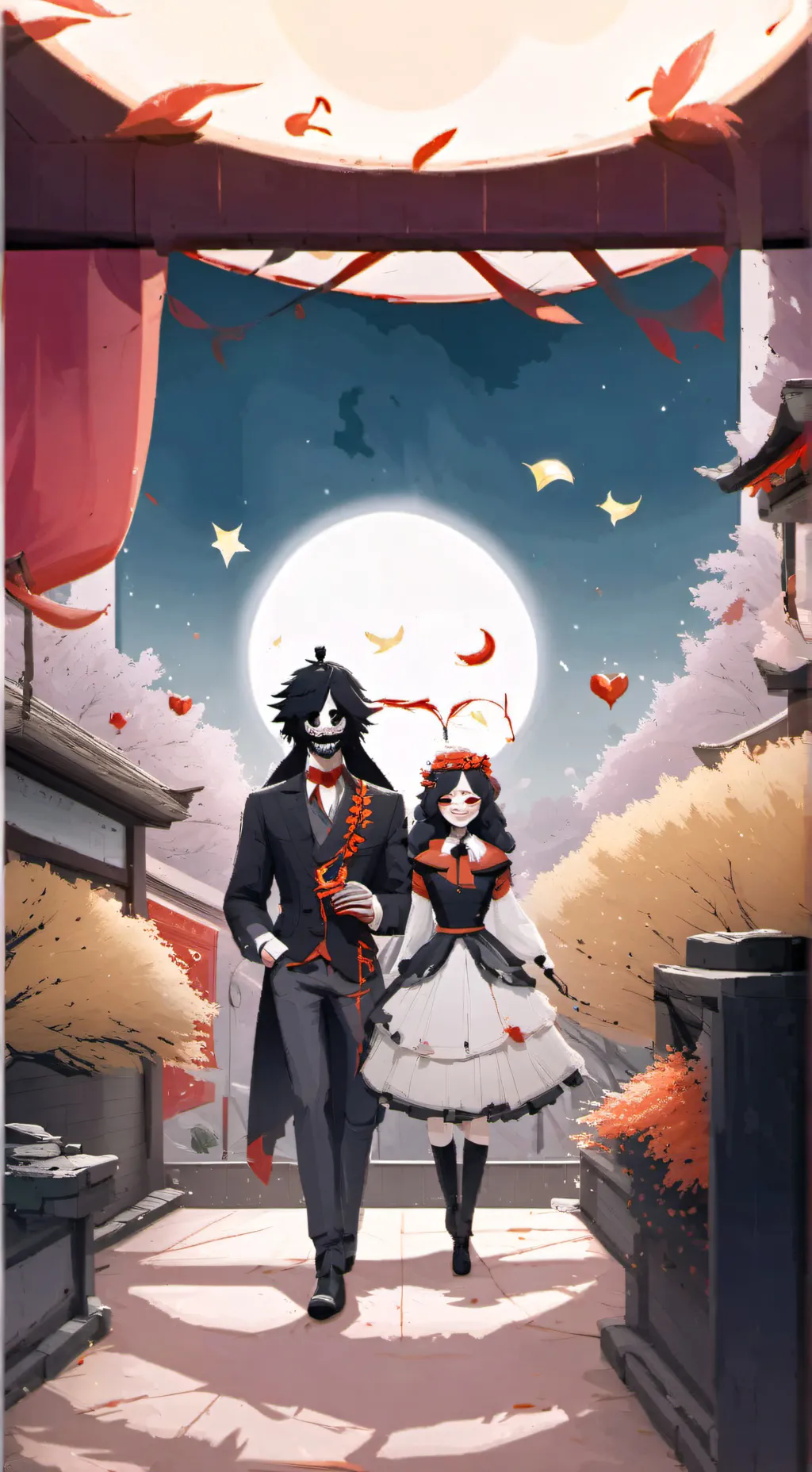ai character: puppet background