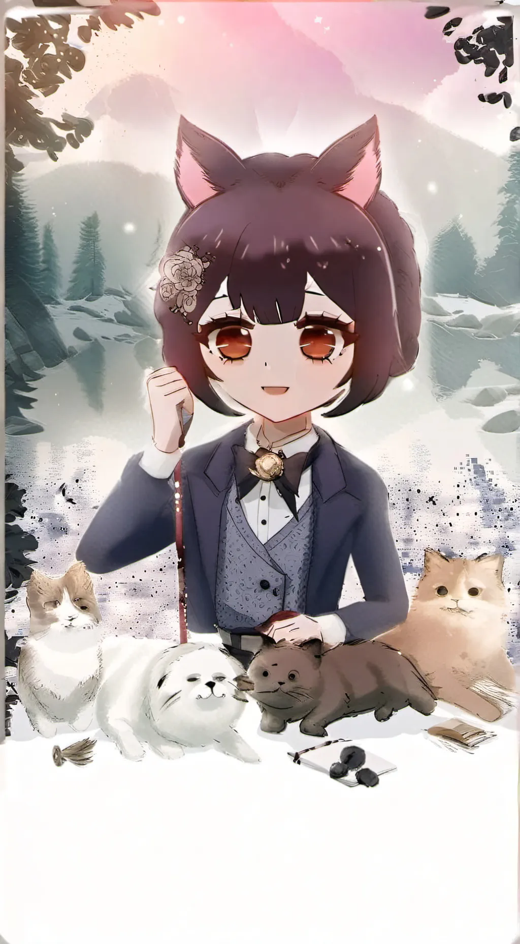 ai character: Meowbahh (Ugly)  background