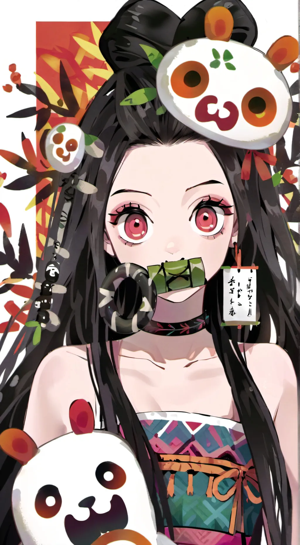 ai character: Nezuko  background