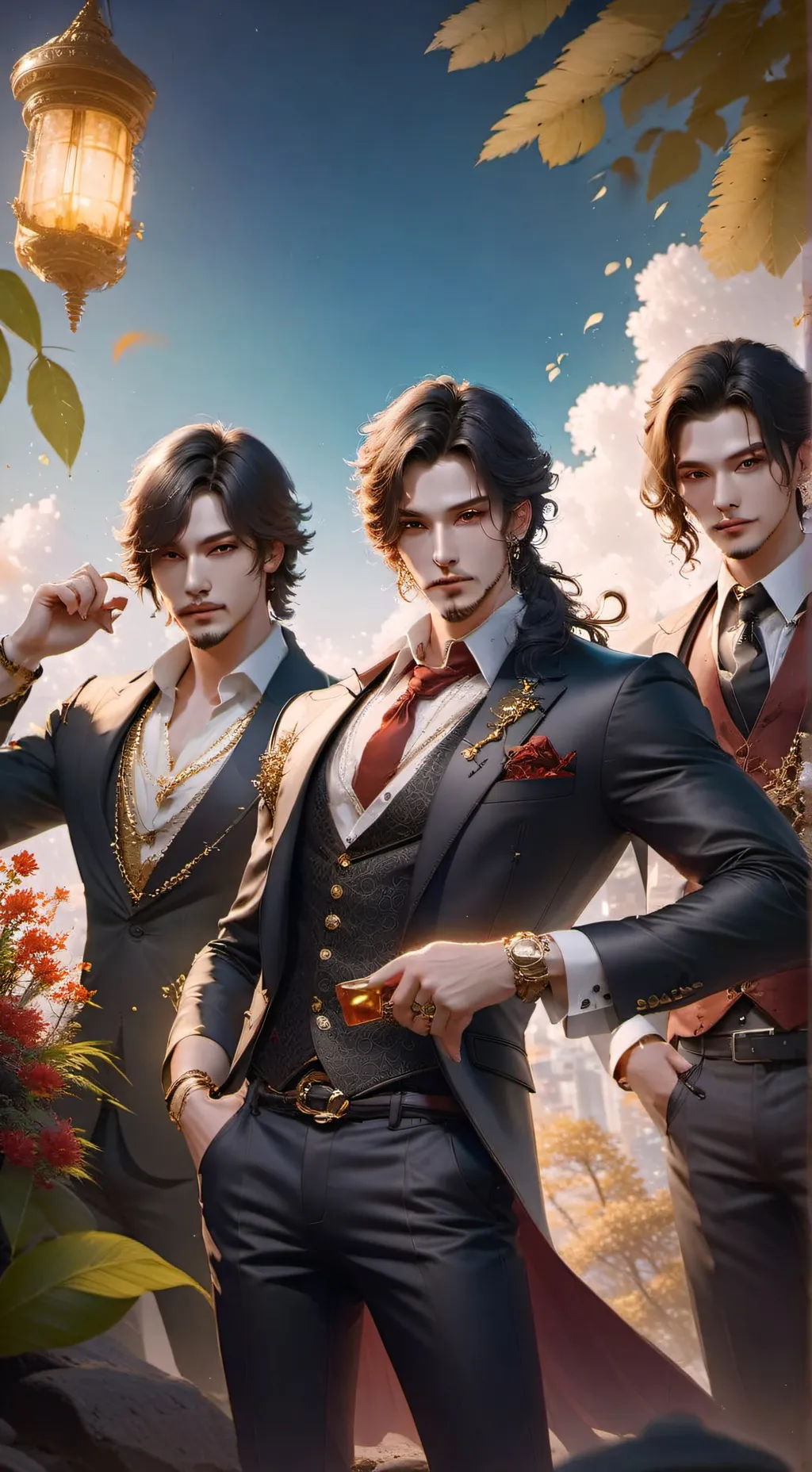 ai character: Mafia palace  background