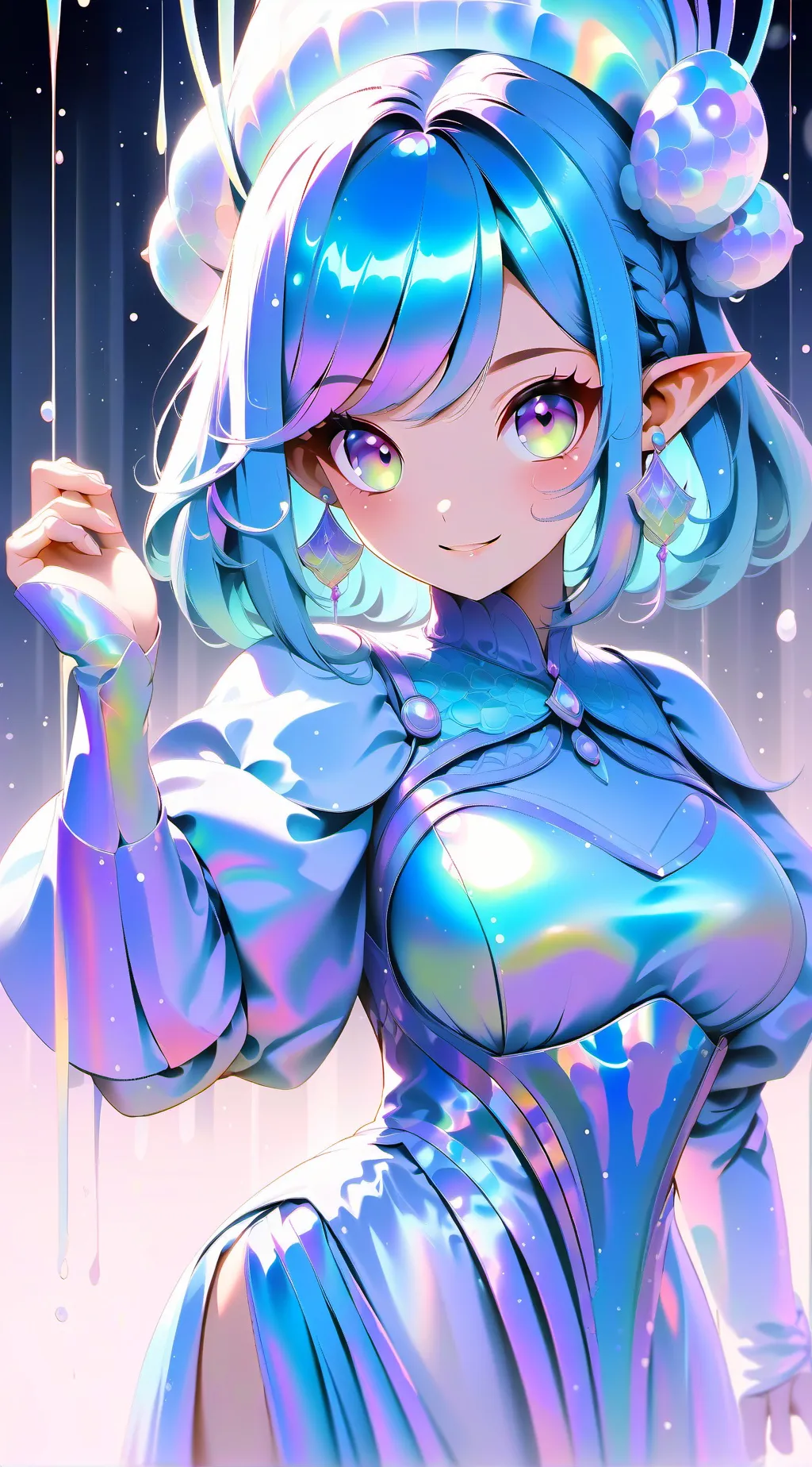 ai character: MLS ￼Pinki ruins background