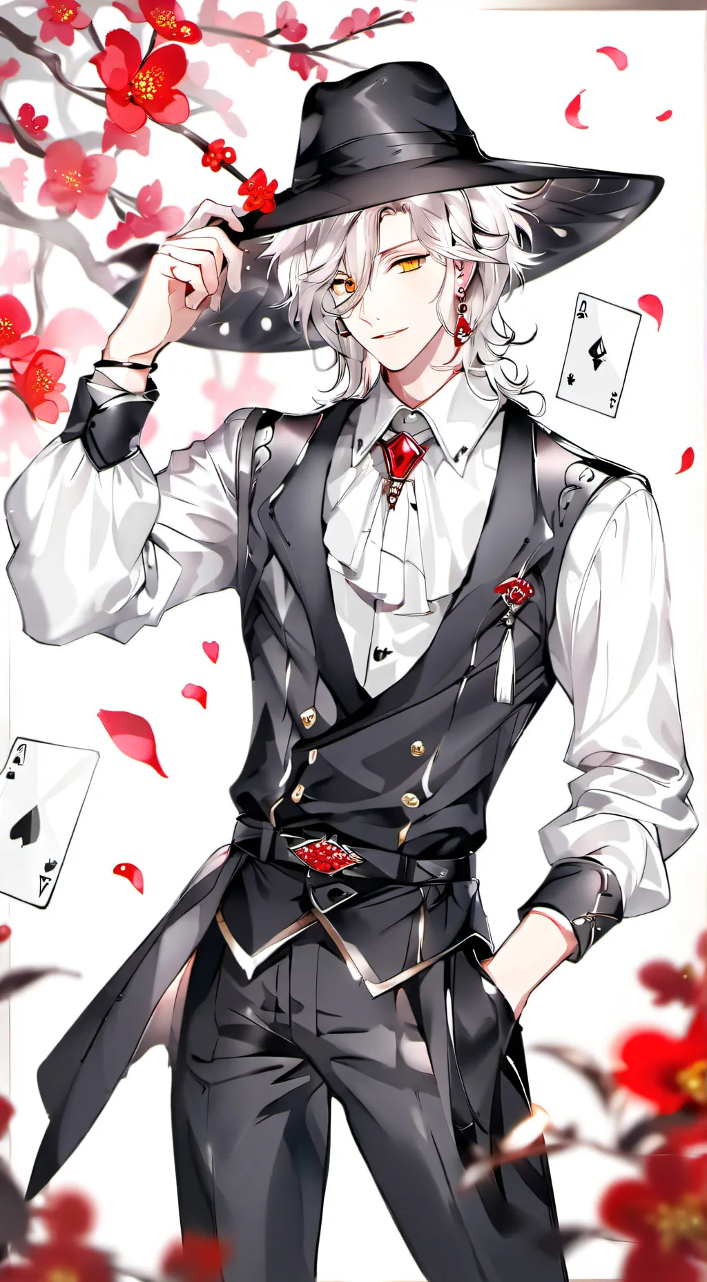ai character: 𝓭𝓯🖤🤍💛🖤 background