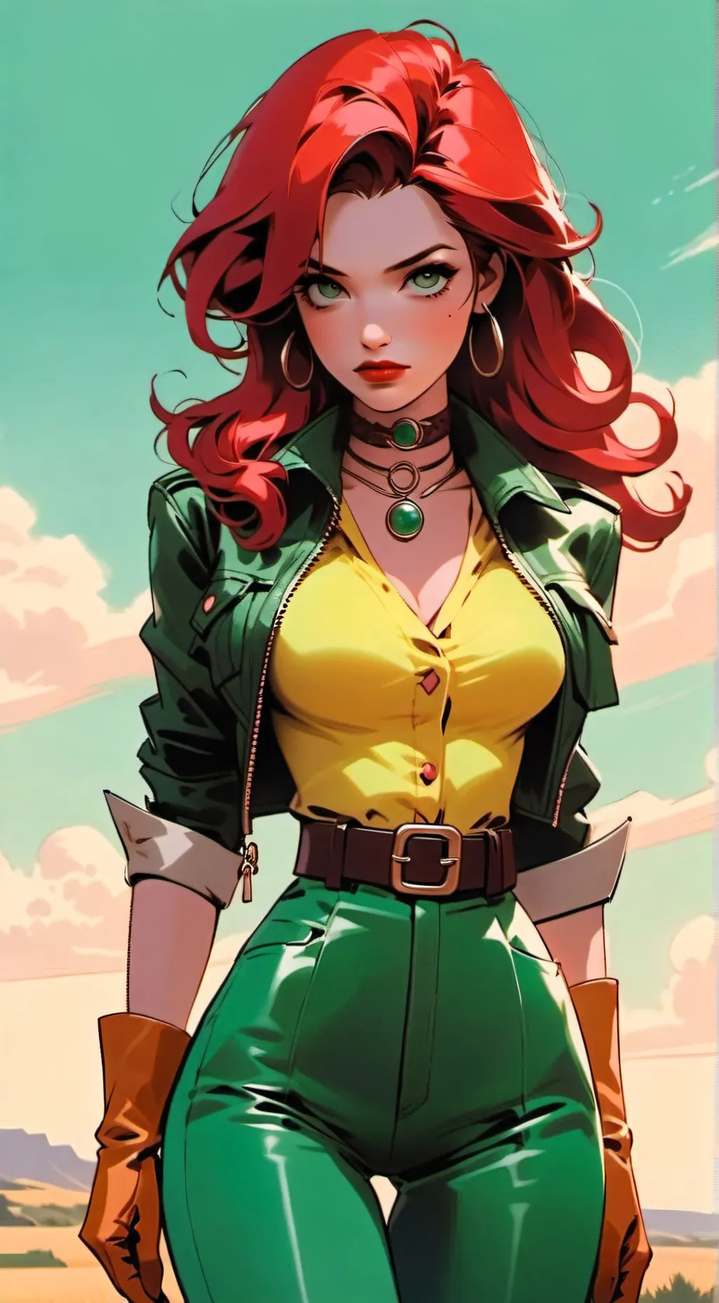 ai character: Rogue / Anne Marie background