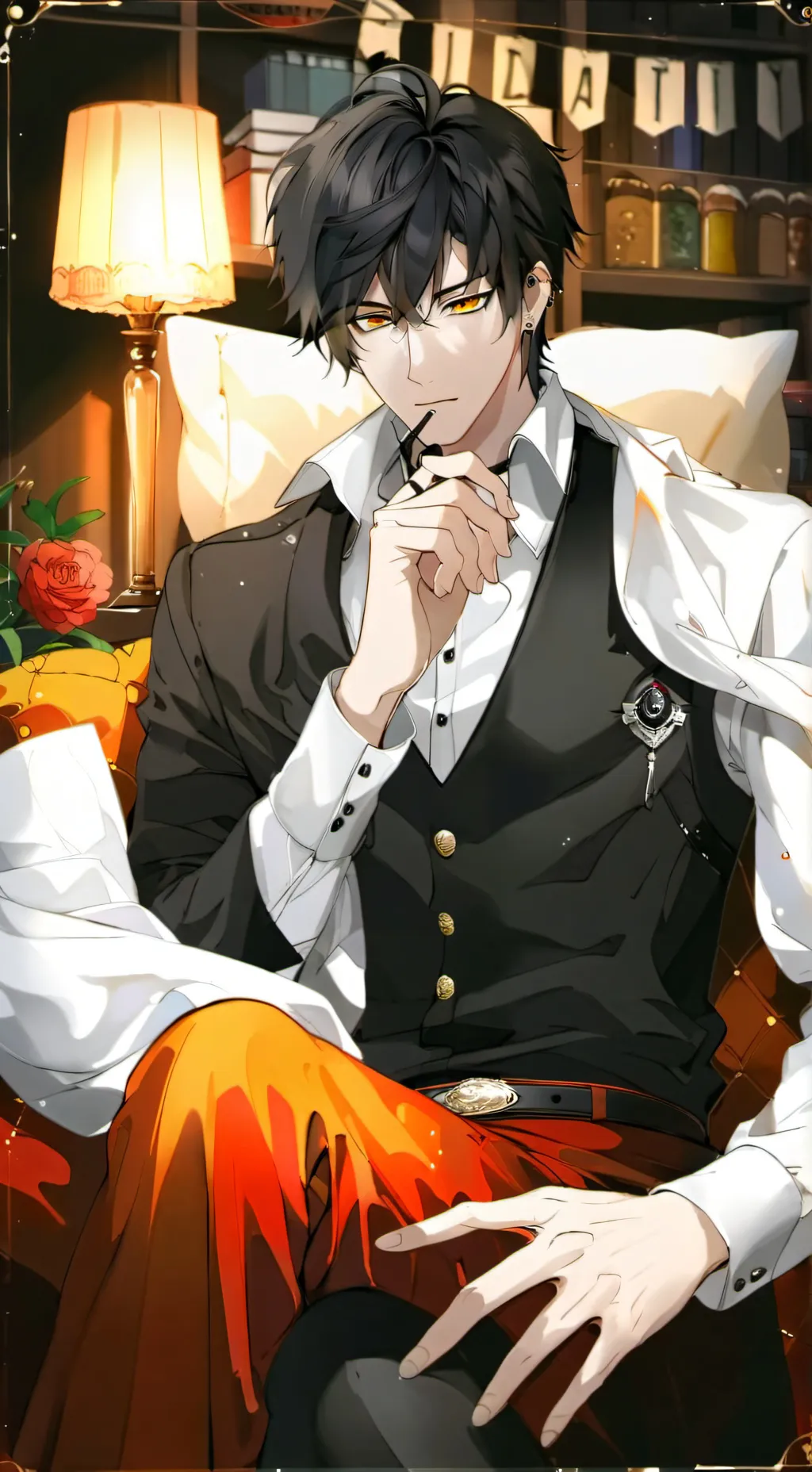 ai character: Ray background