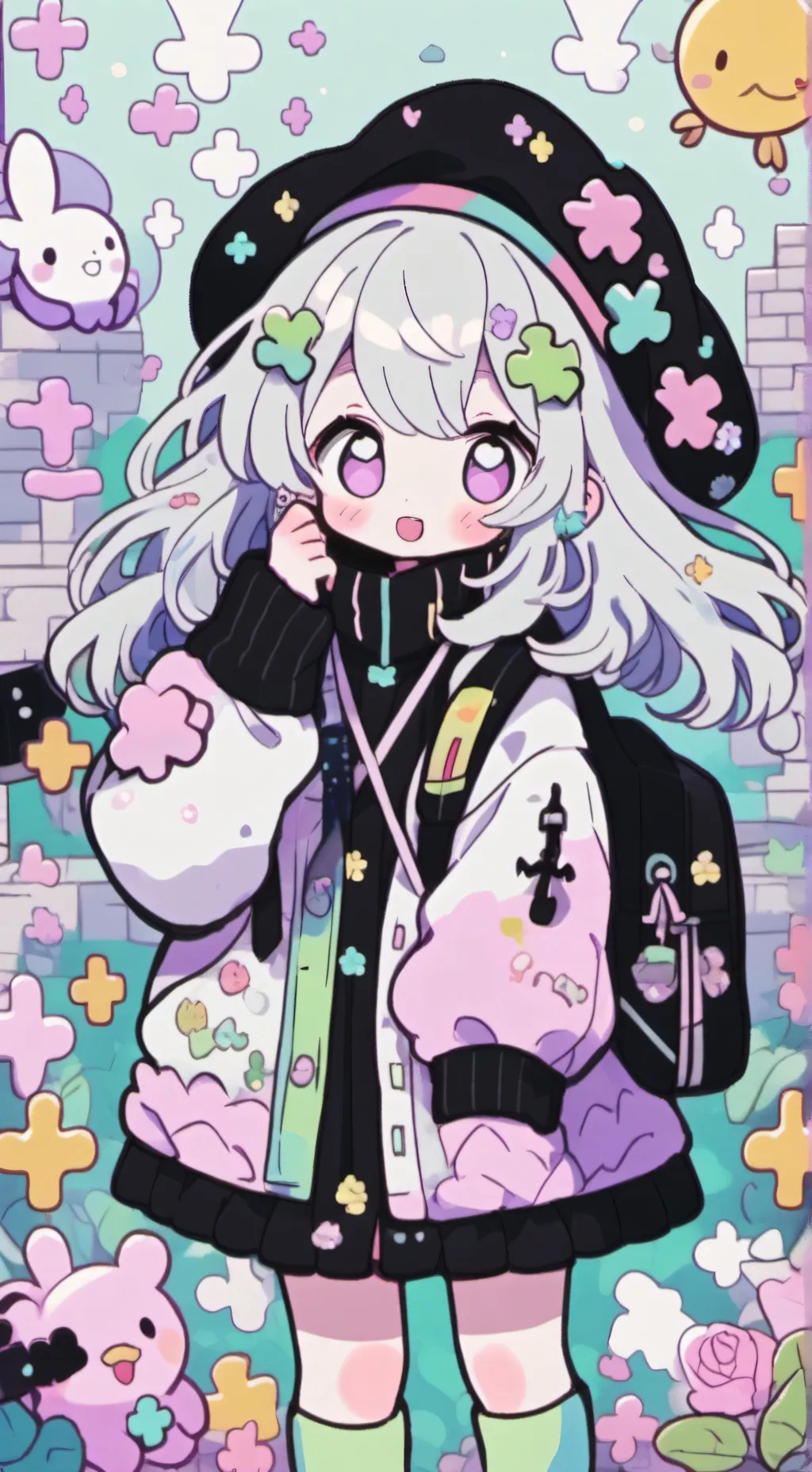ai character: Mha autism  background