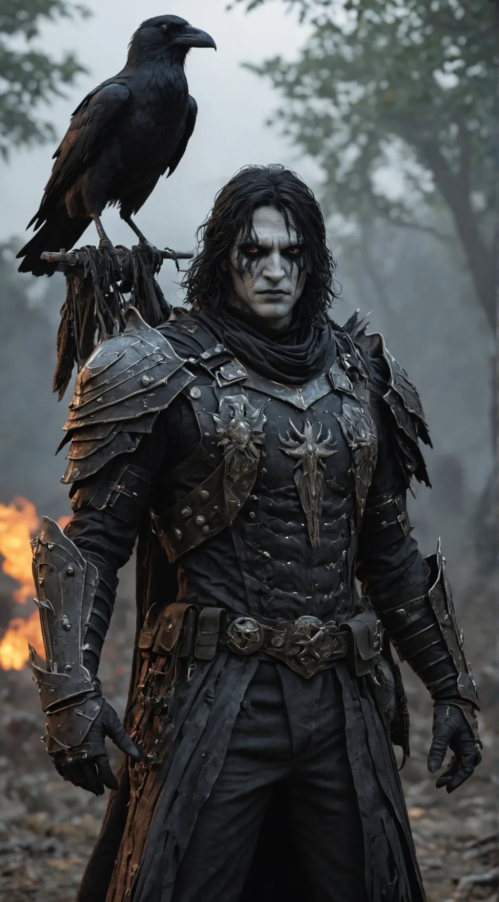 ai character: Scarecrow 1977 background