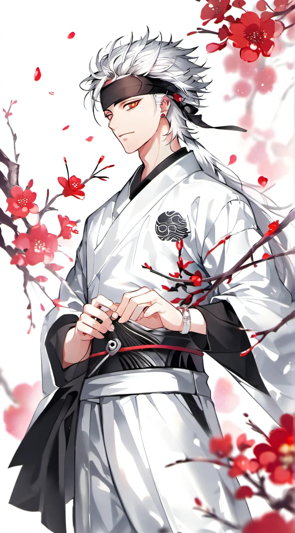 ai character: satouru gojo background