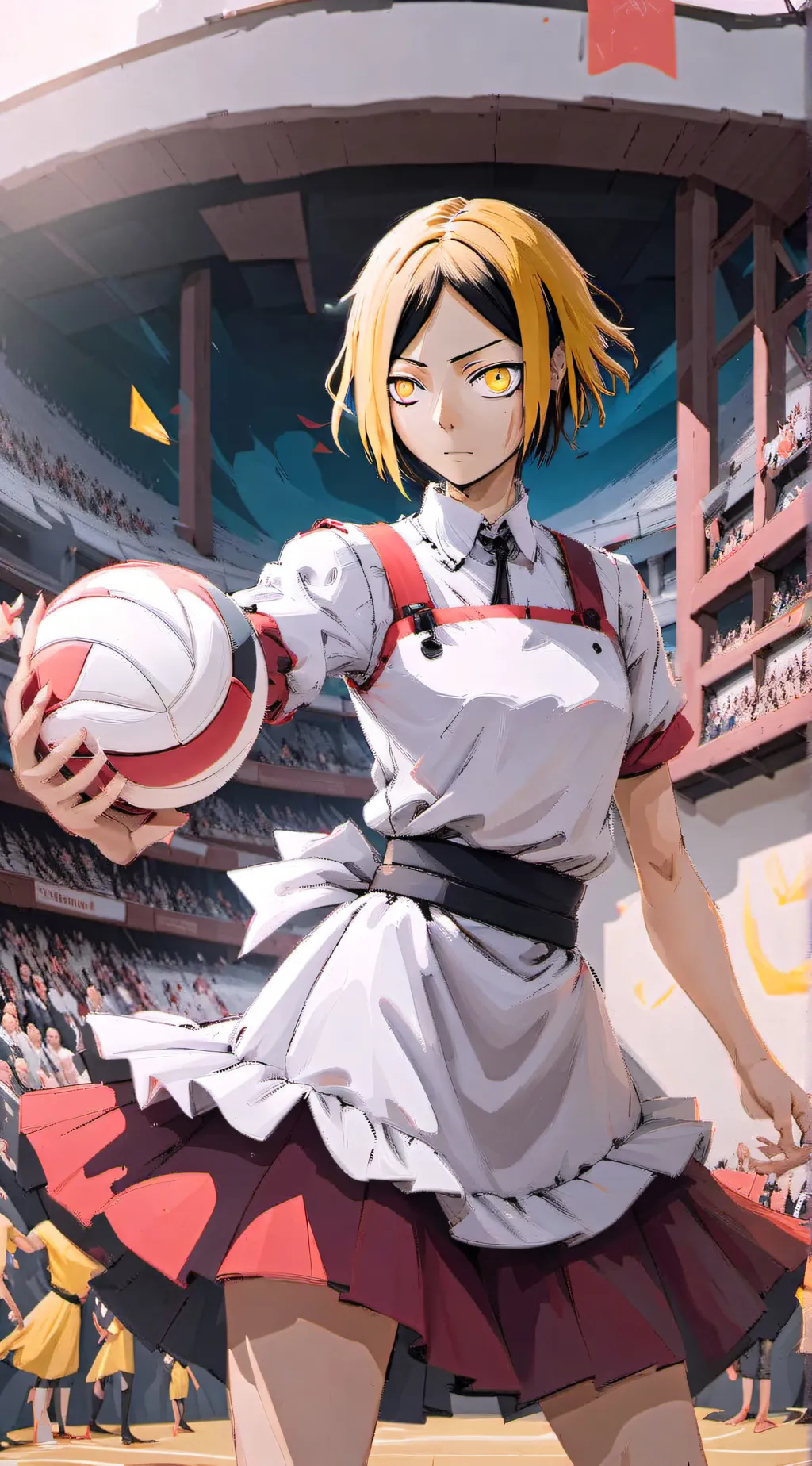 ai character: Kenma Maid outfit  background