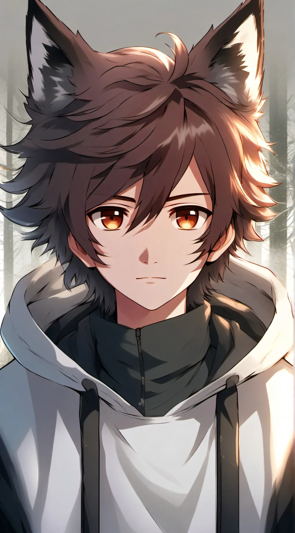 ai character: Leonardo  background