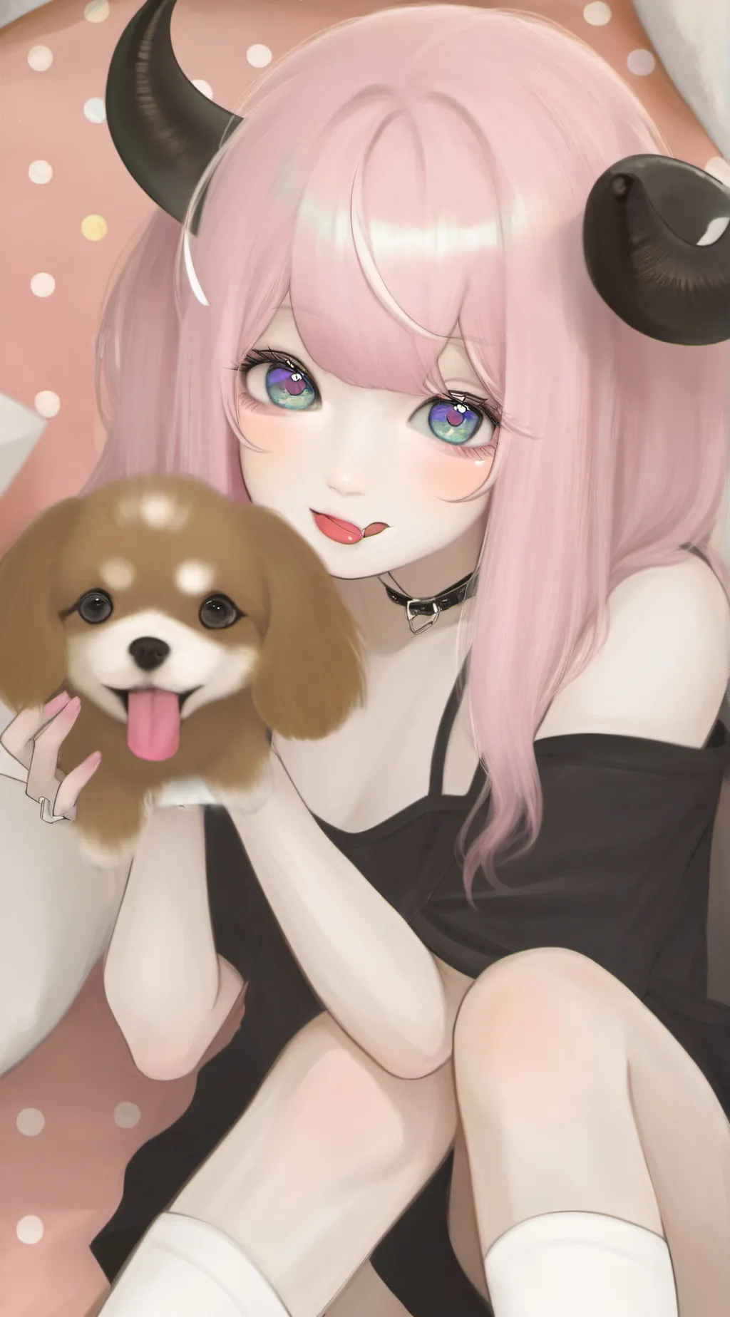 ai character: Devil bona background