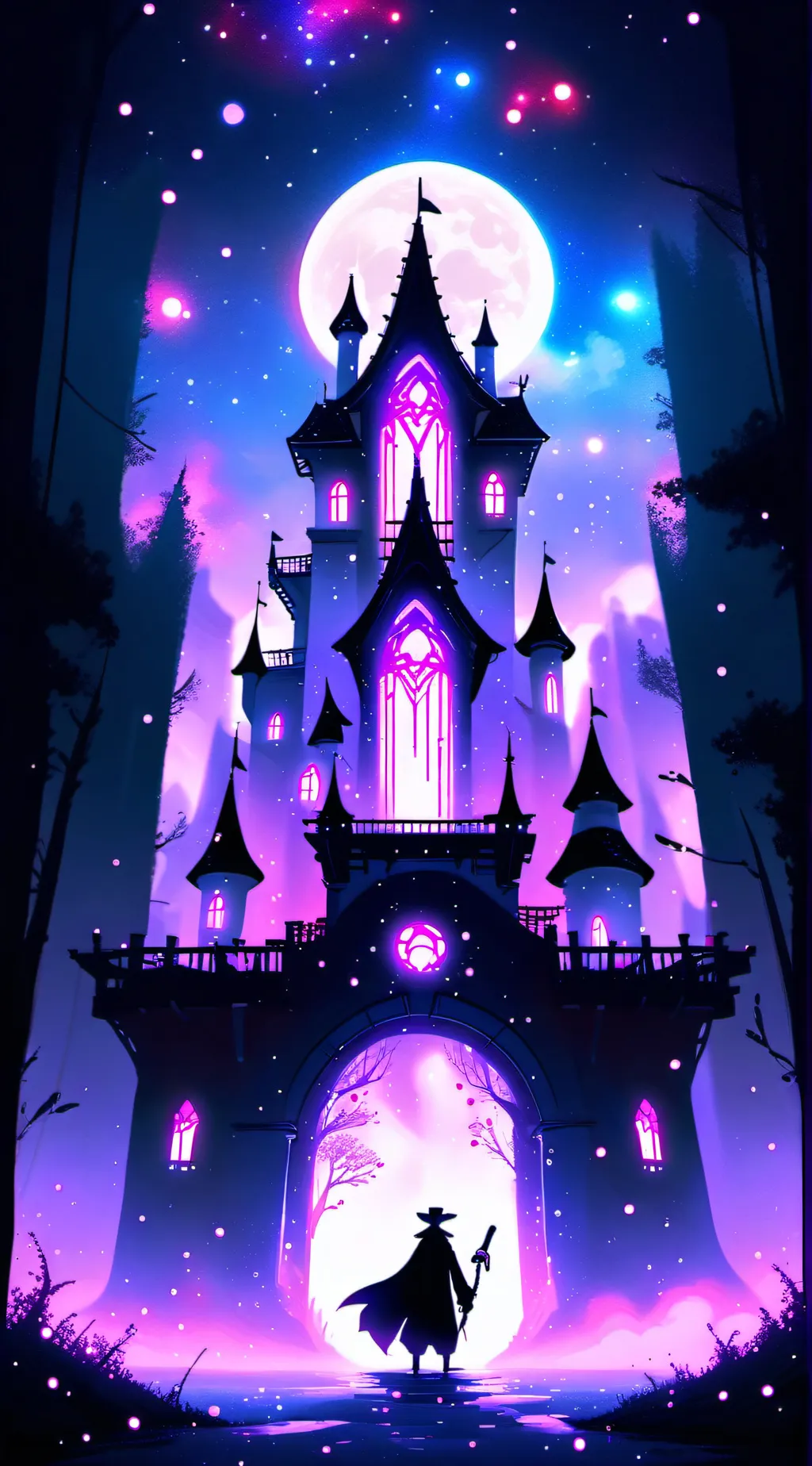 ai character: Hazbin Hotel background