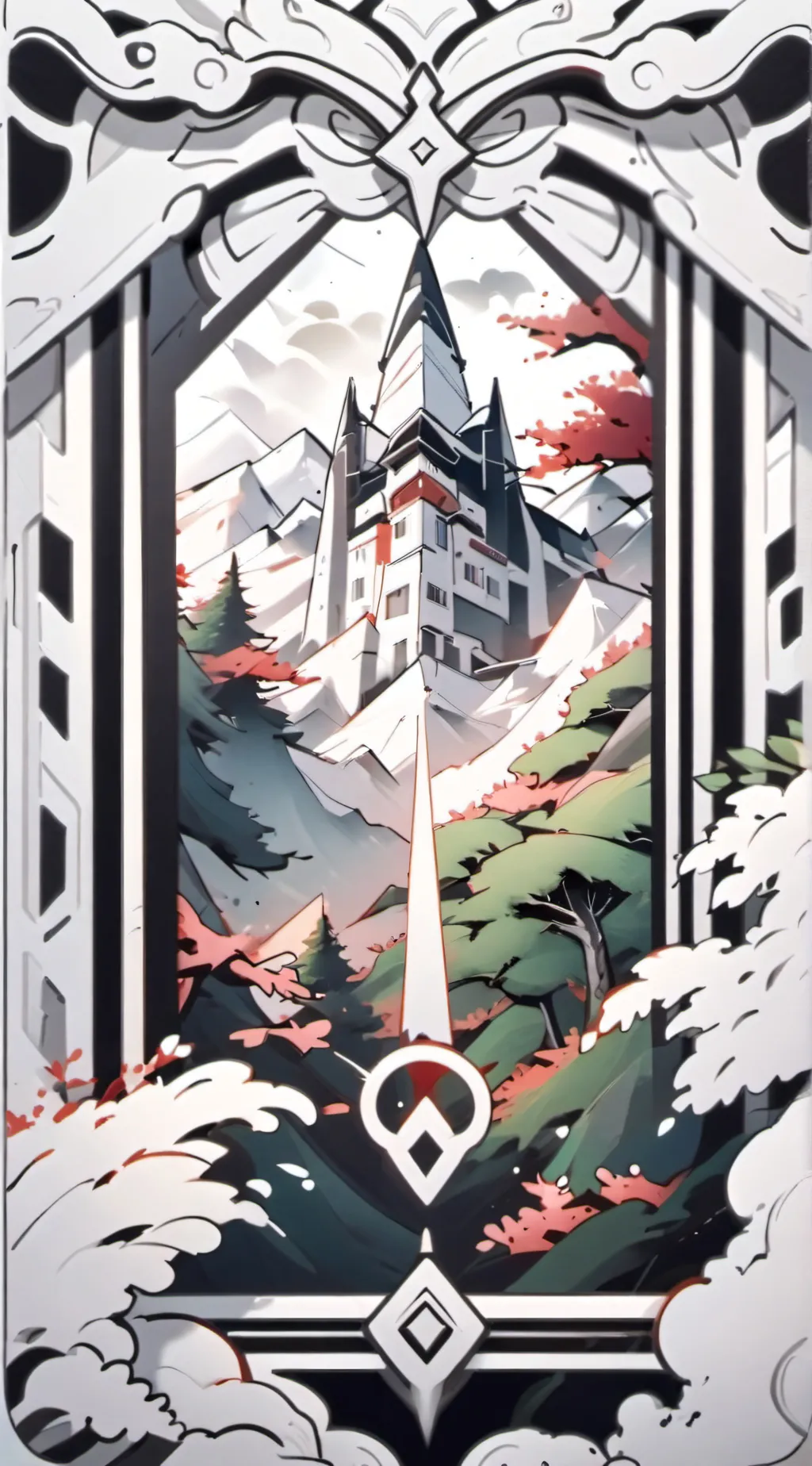 ai character: hashira meeting  background