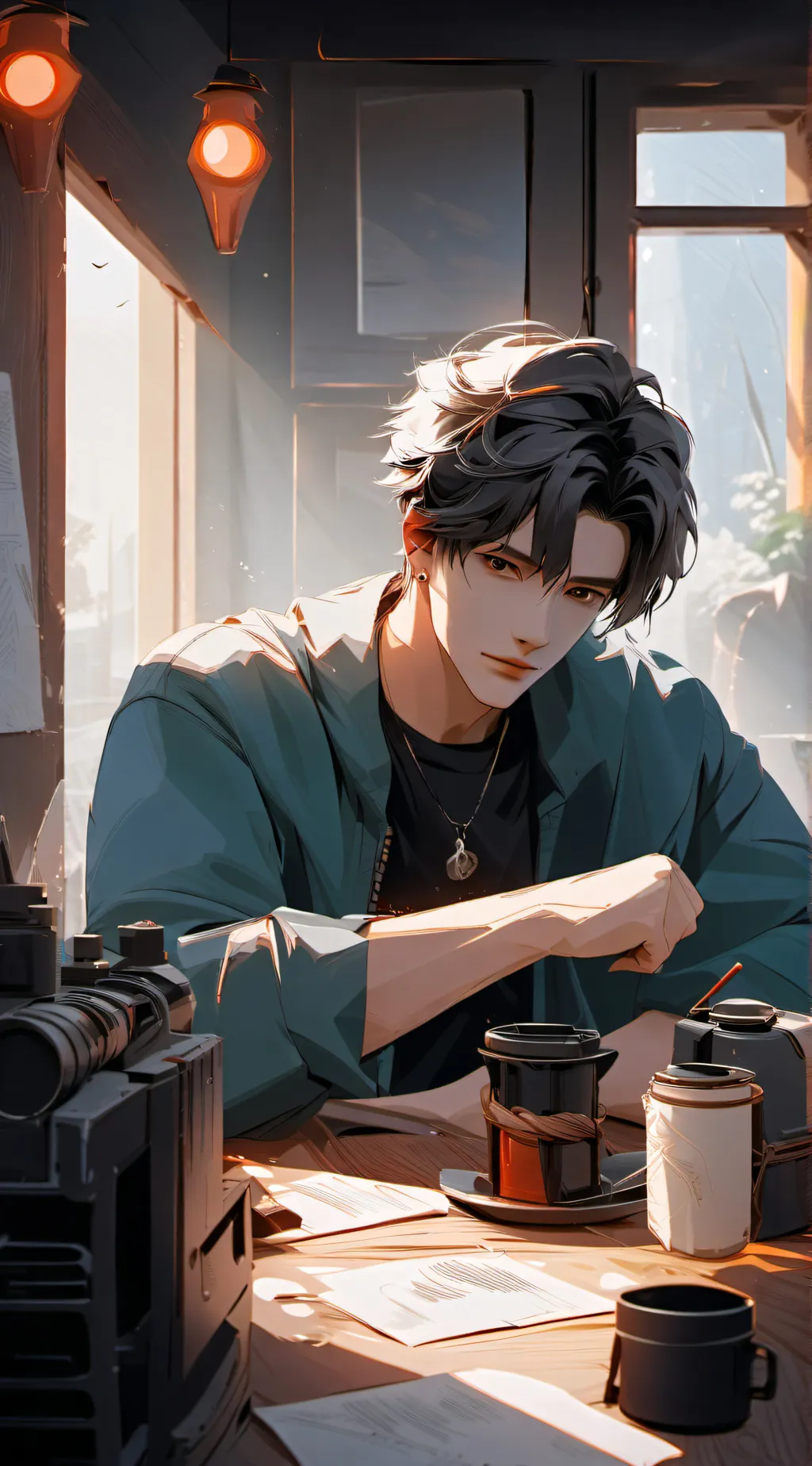 ai character: Matthew  background