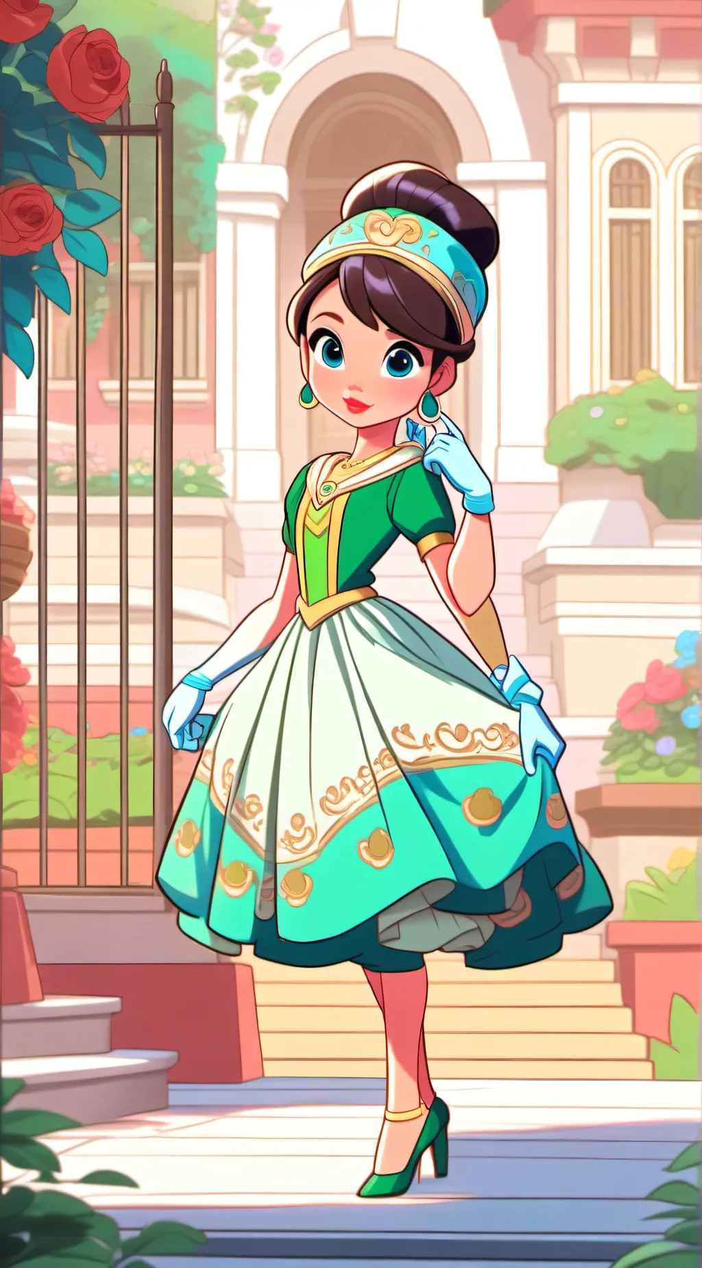 ai character: Mha Captured background