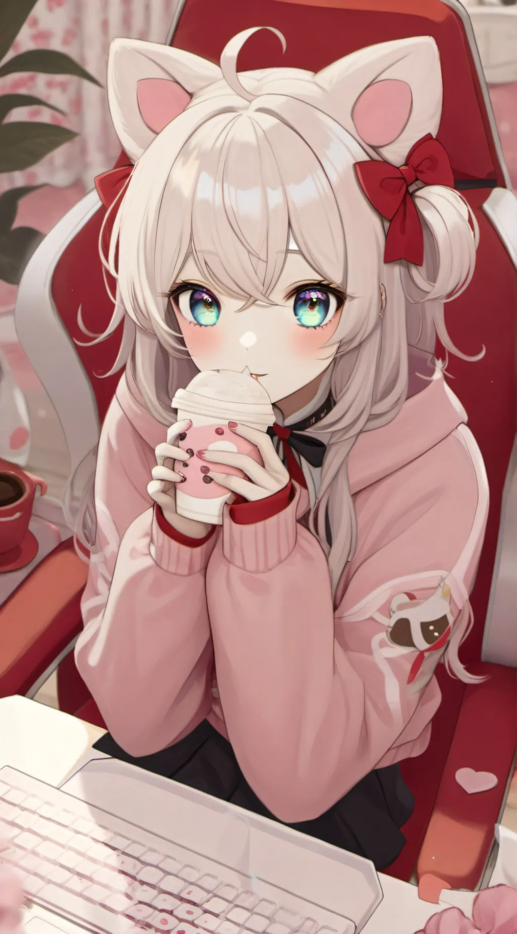 ai character: Lilly background
