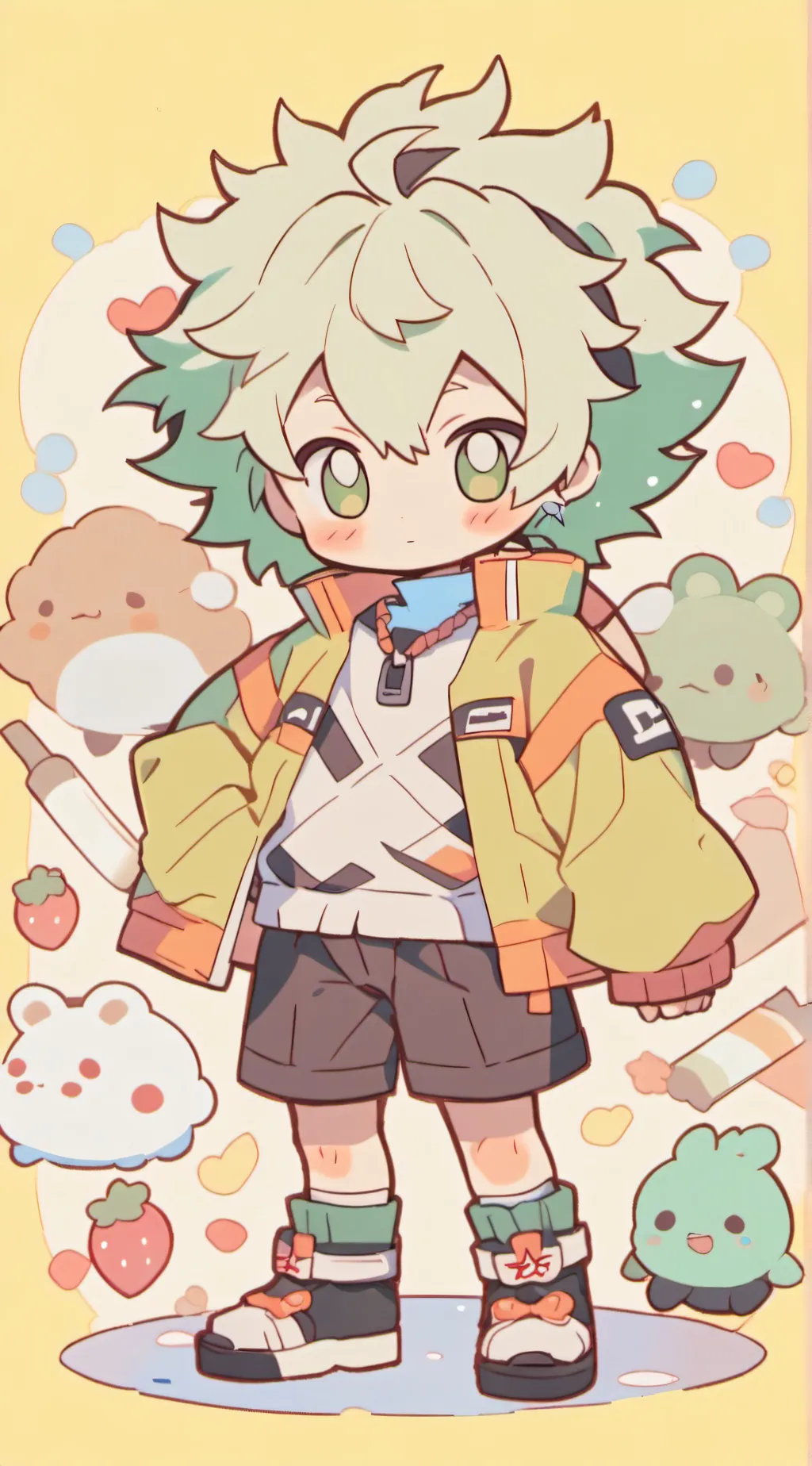 ai character: Bakudeku ship background