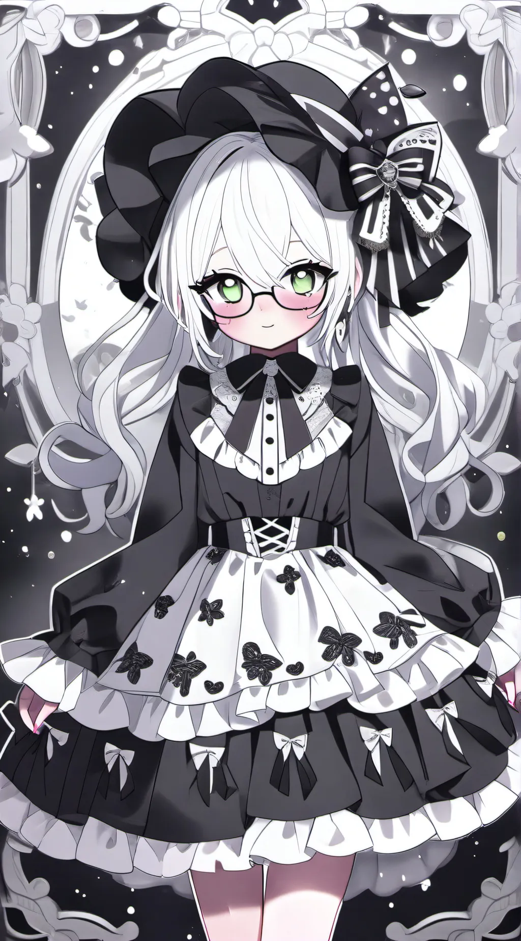 ai character: spider family (kny background