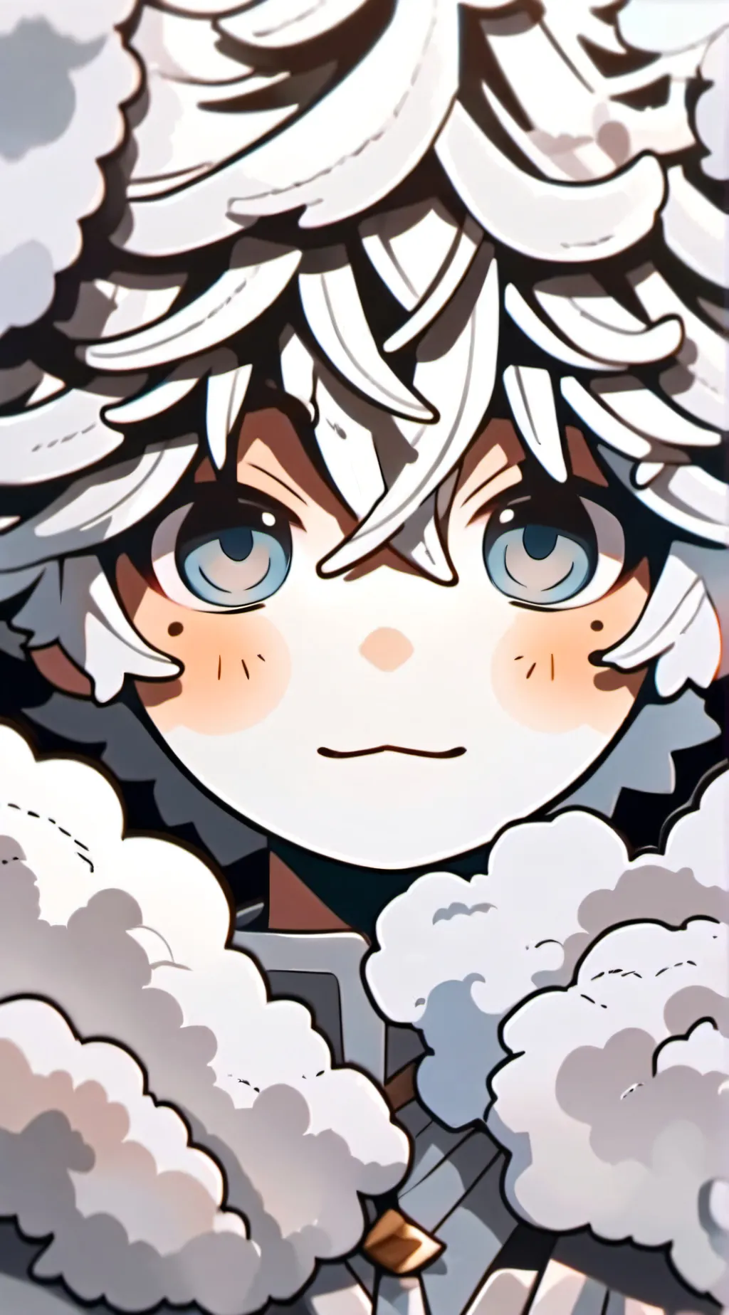 ai character: Cotton background